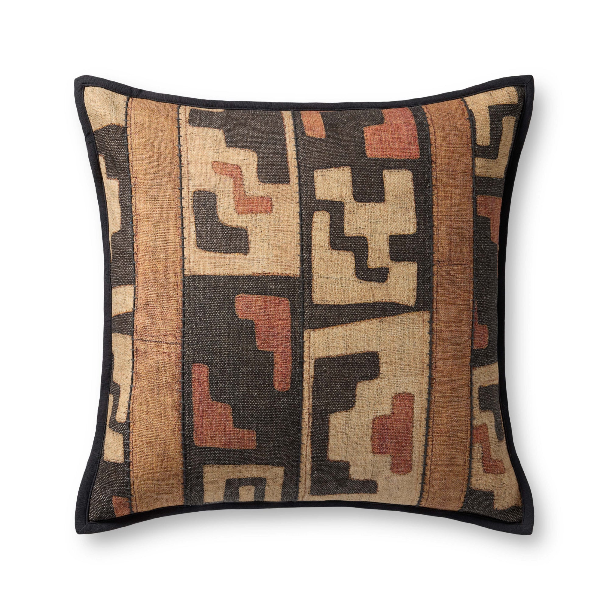 Loloi PLL0179 Multi 22'' x 22'' Cover with Down Pillow