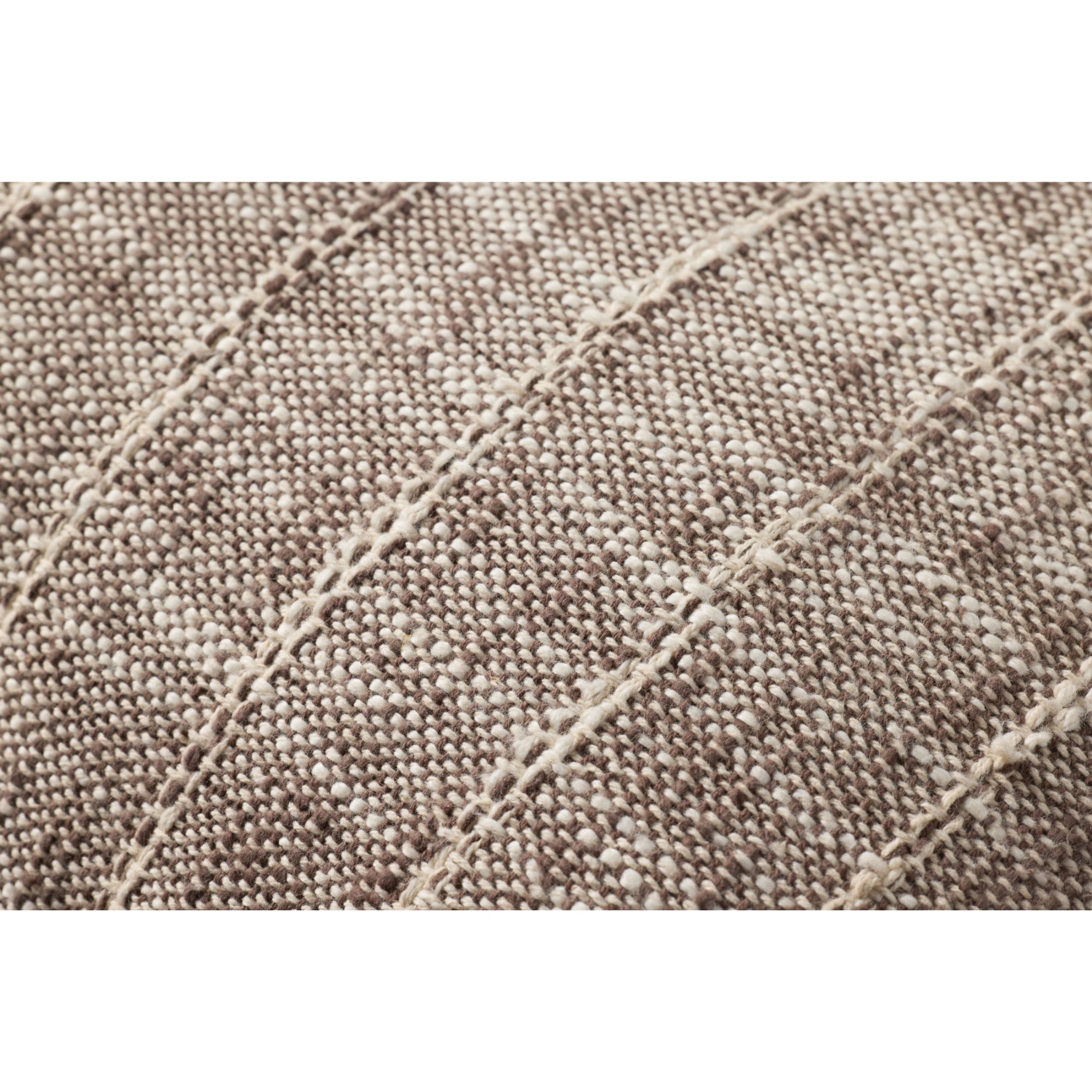 Loloi Brown/Ivory 16'' x 26'' Cover with Down Pillow