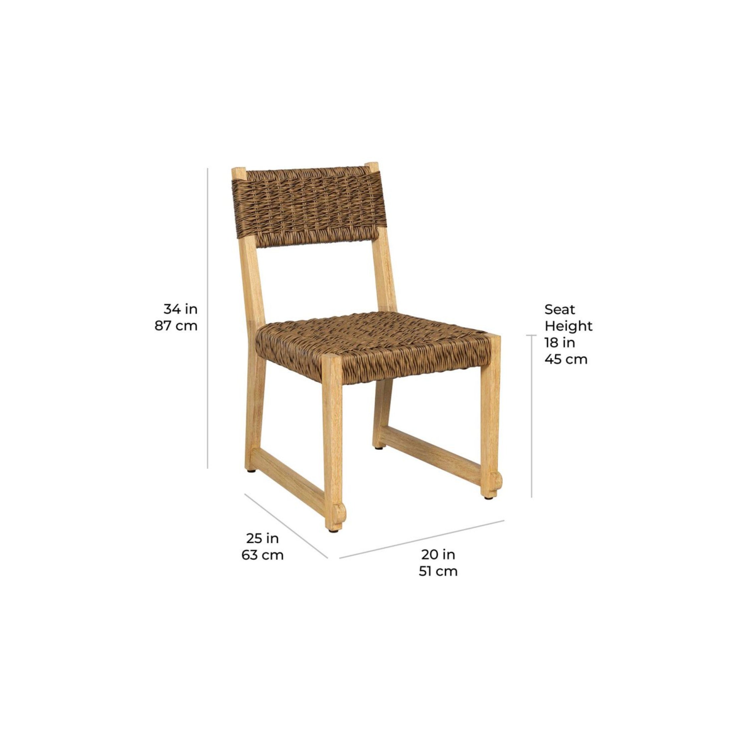 Java Dining Chair by John Kelly - Set of Two