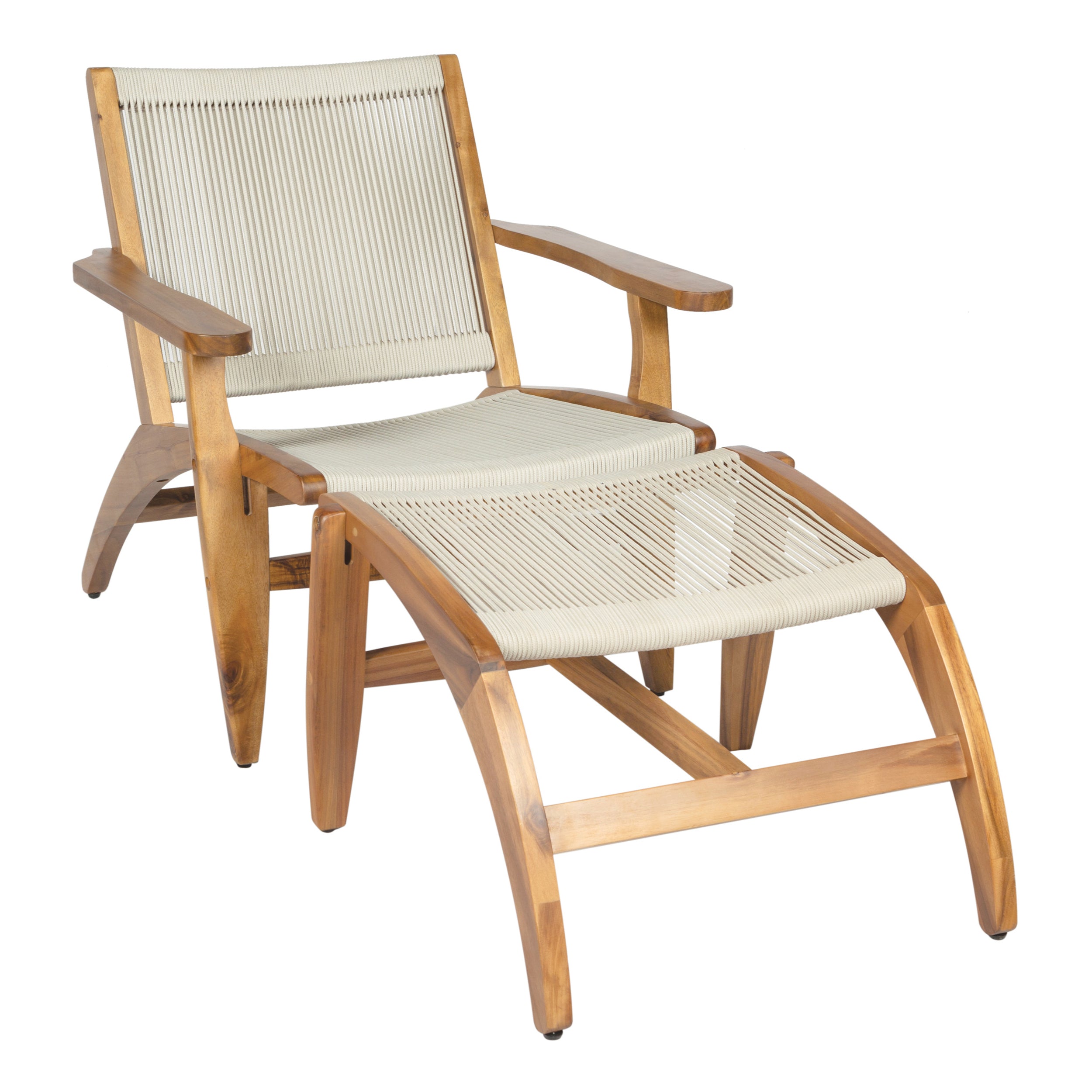 Norway Lounge Chair and Ottoman - Set of Two