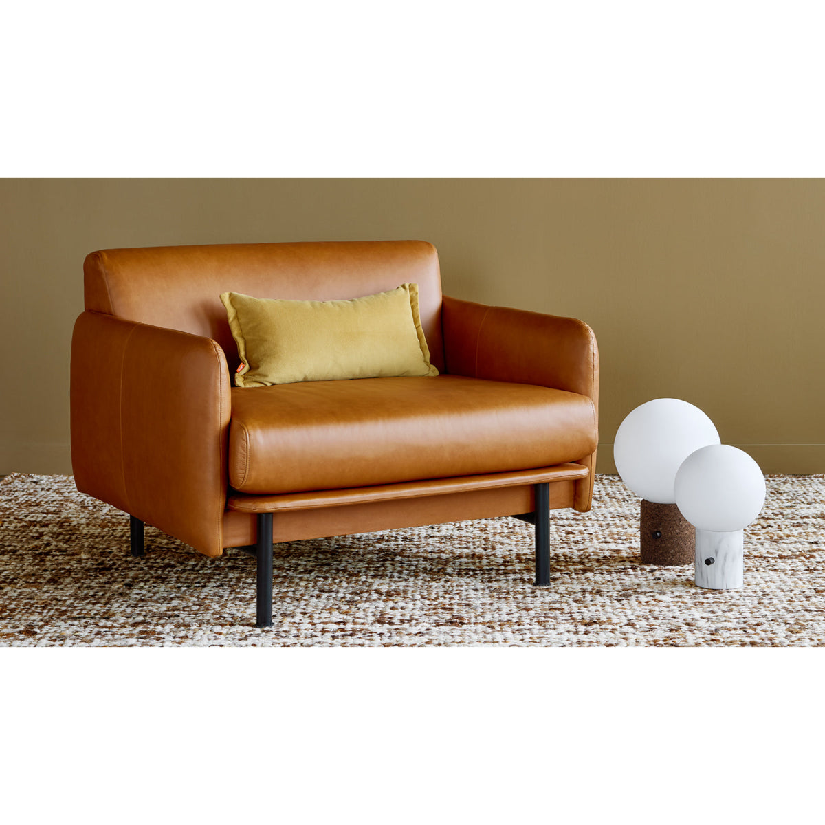 Foundry Chair - Tucson Honey Leather