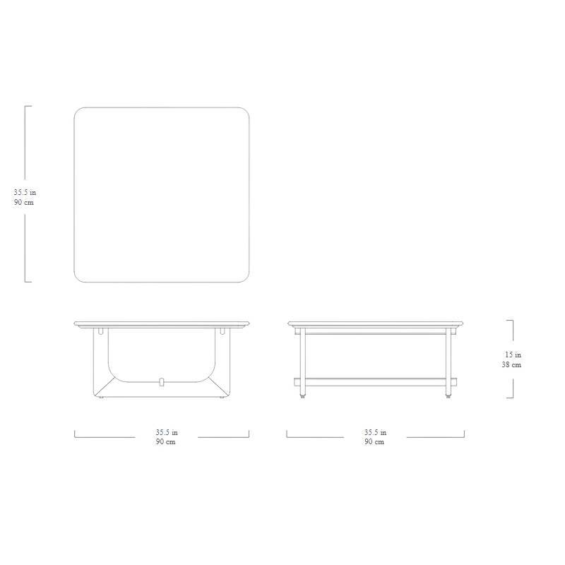 Portico Square Coffee Table
