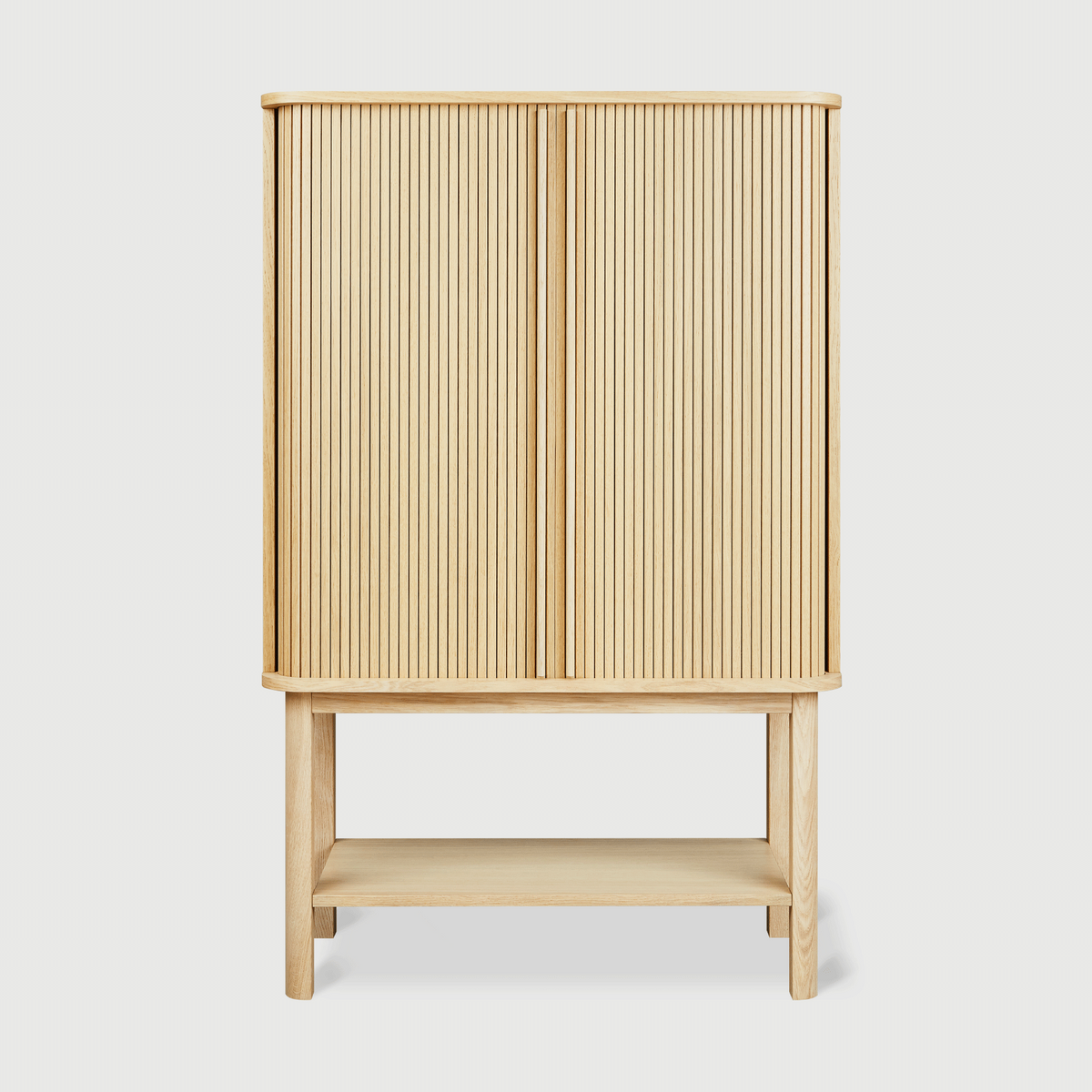 Ledger Tall Cabinet Vintage Oak by Gus*