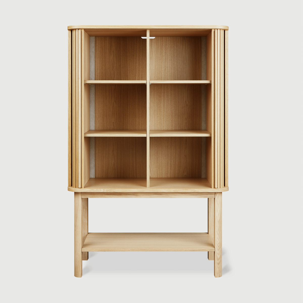 Ledger Tall Cabinet Vintage Oak by Gus*