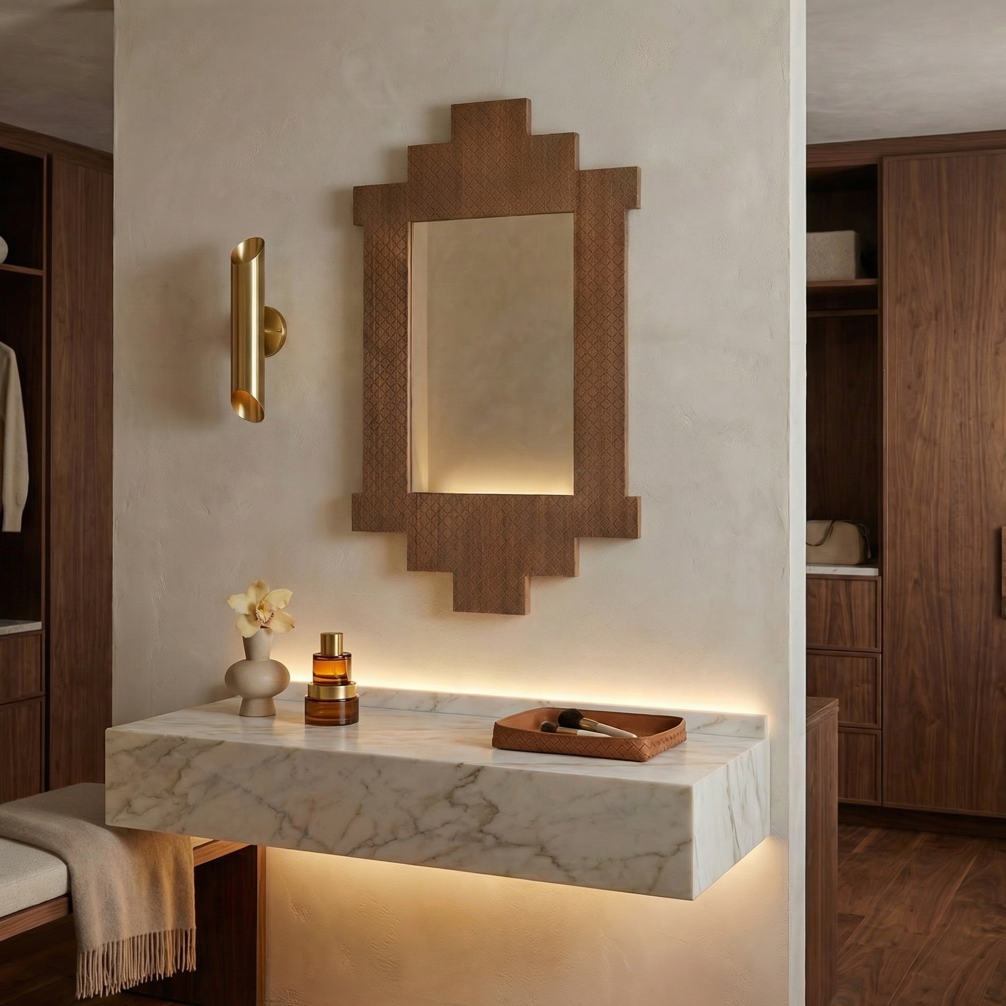 Ludwig Mirror - Teak
