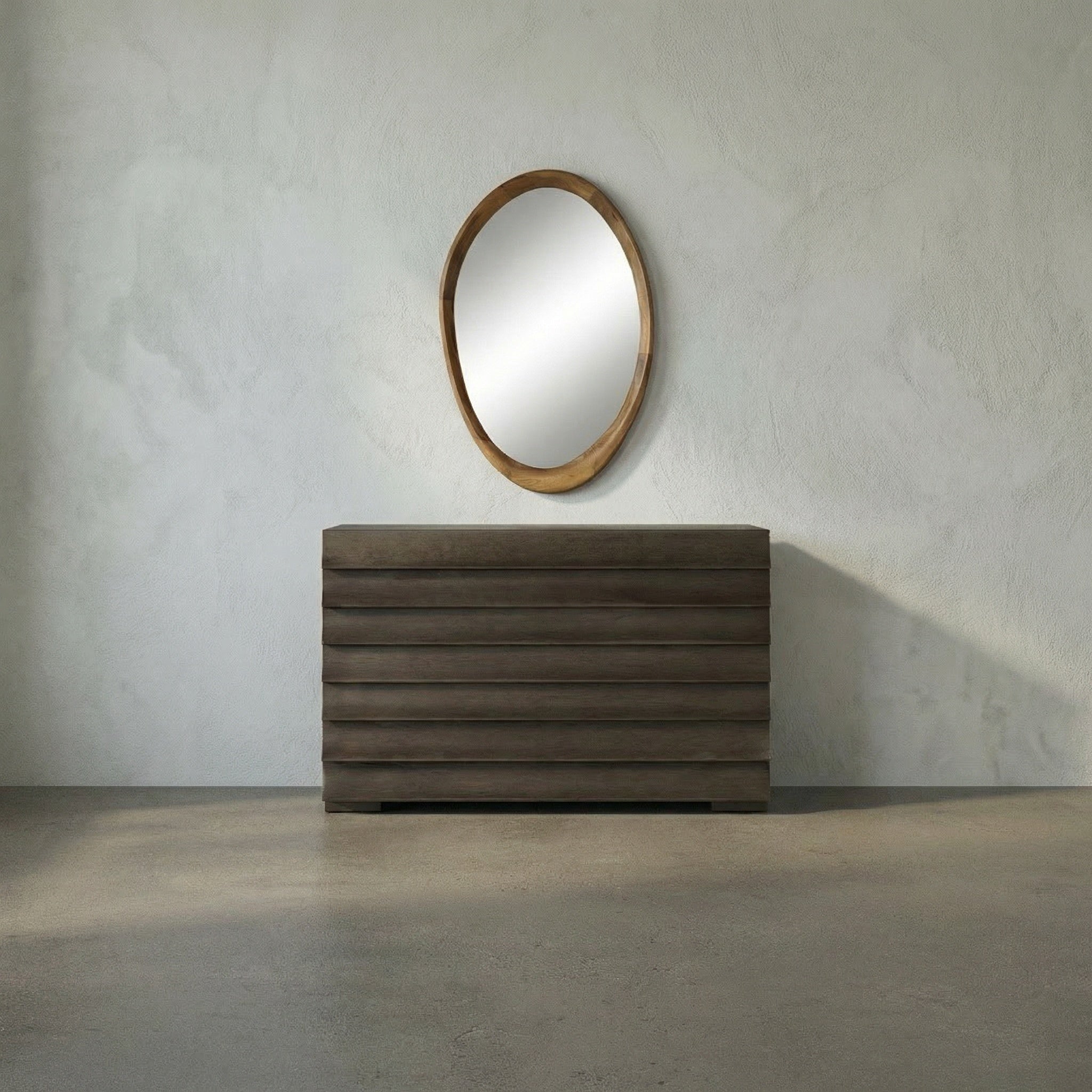 Chloe Mirror - Teak