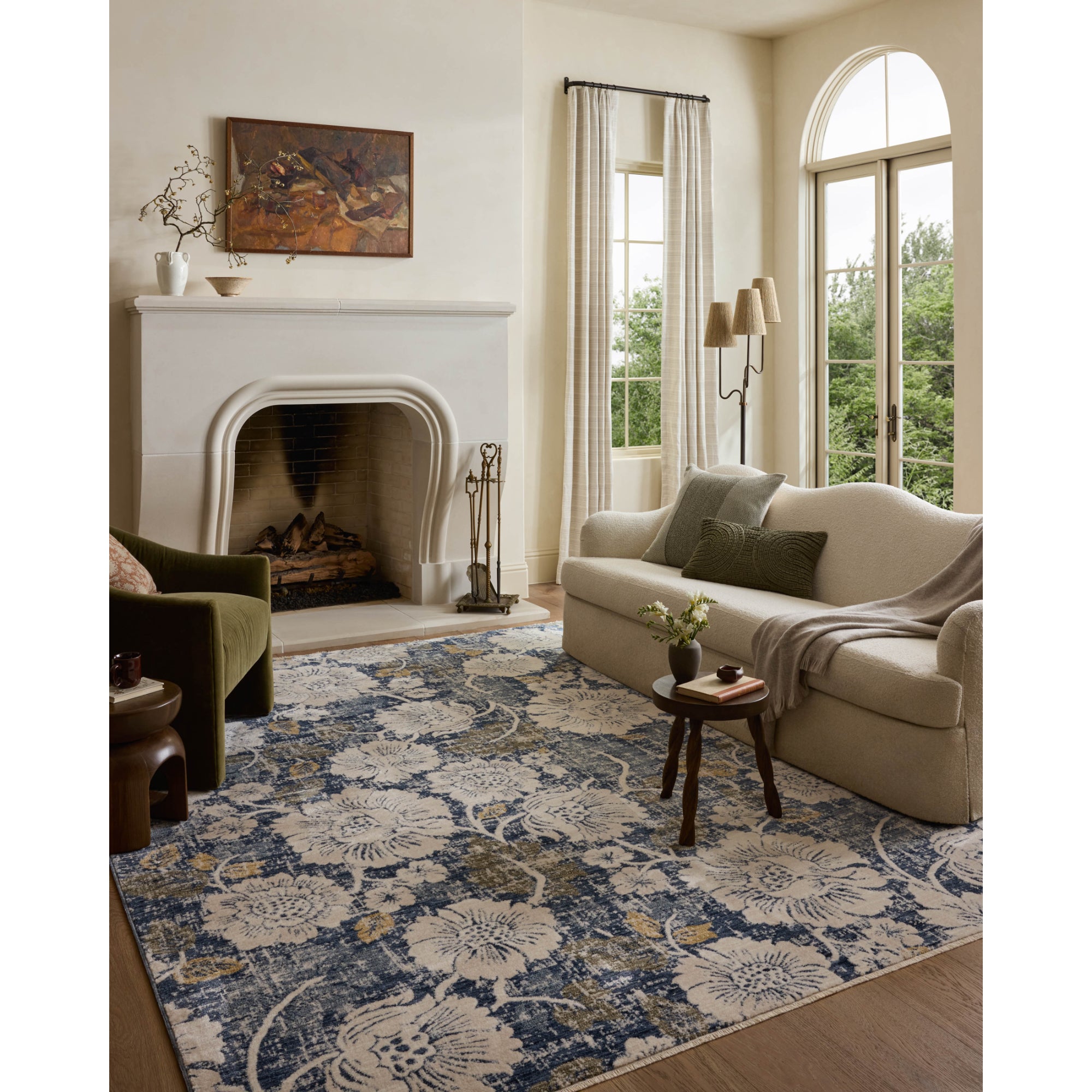 Loloi Eileen Denim/Natural Rug
