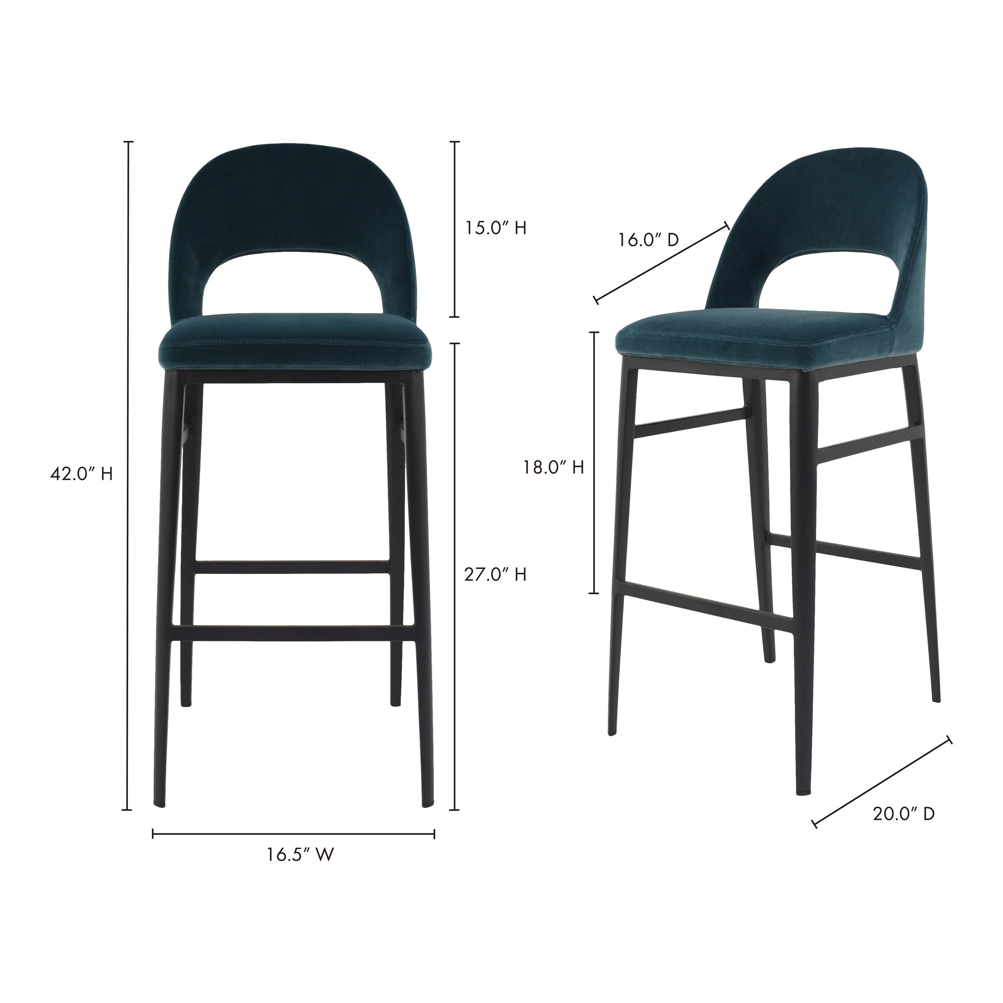 Roger Bar Stool Teal Barstools Moe's    Four Hands, Mid Century Modern Furniture, Old Bones Furniture Company, Old Bones Co, Modern Mid Century, Designer Furniture, Furniture Sale, Warehouse Furniture Sale, Roger Bar Stool Teal Sale, https://www.oldbonesco.com/