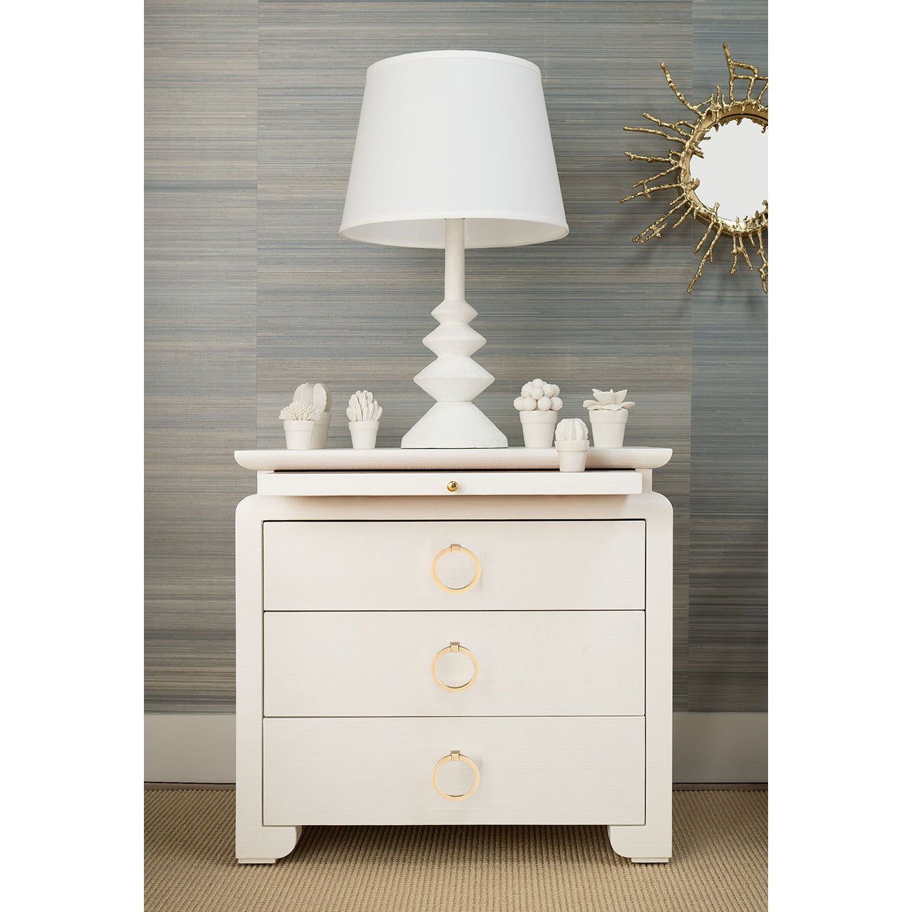 Elina 3-Drawer Side Table