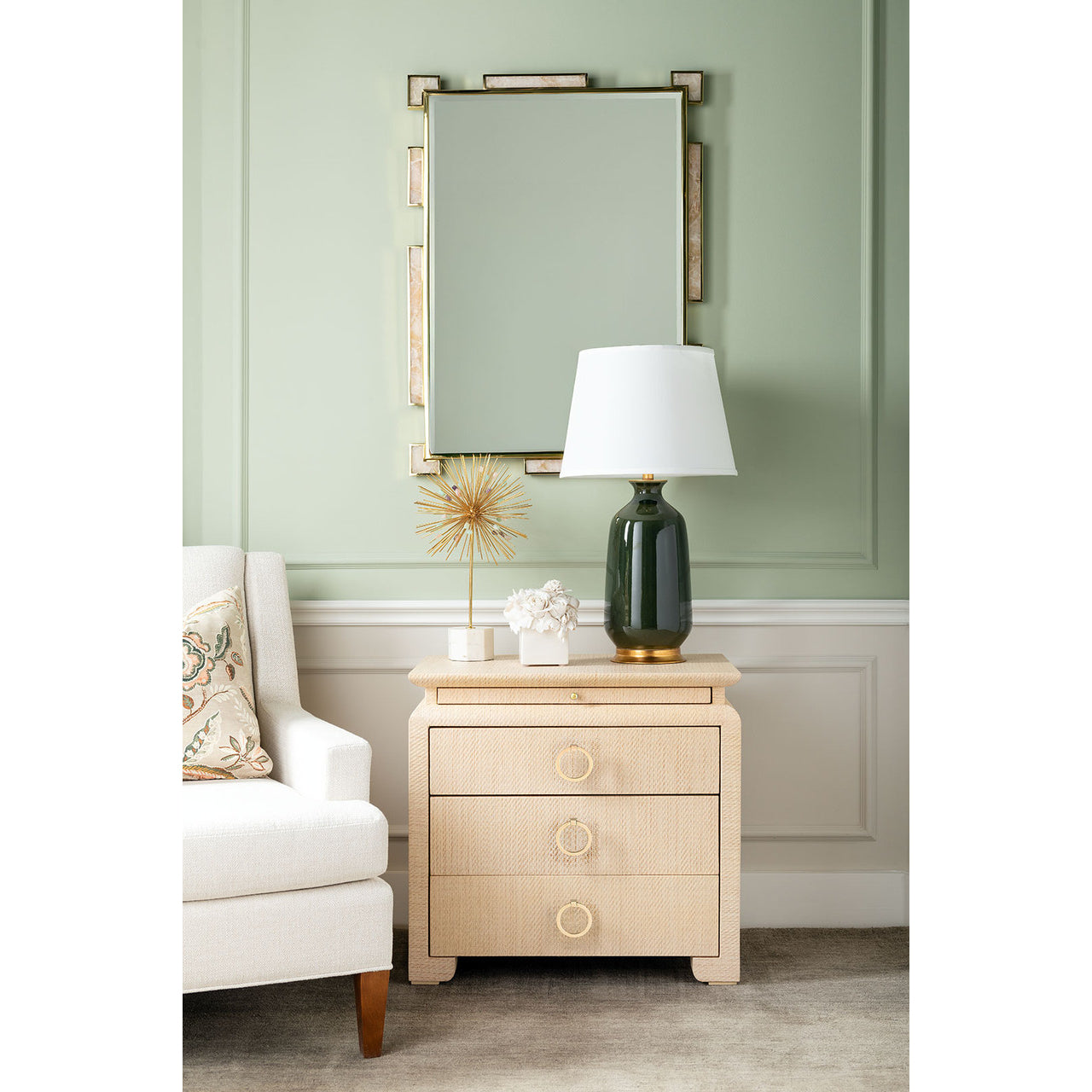 Elina 3-Drawer Side Table