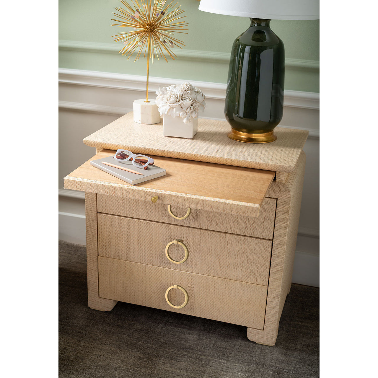 Elina 3-Drawer Side Table