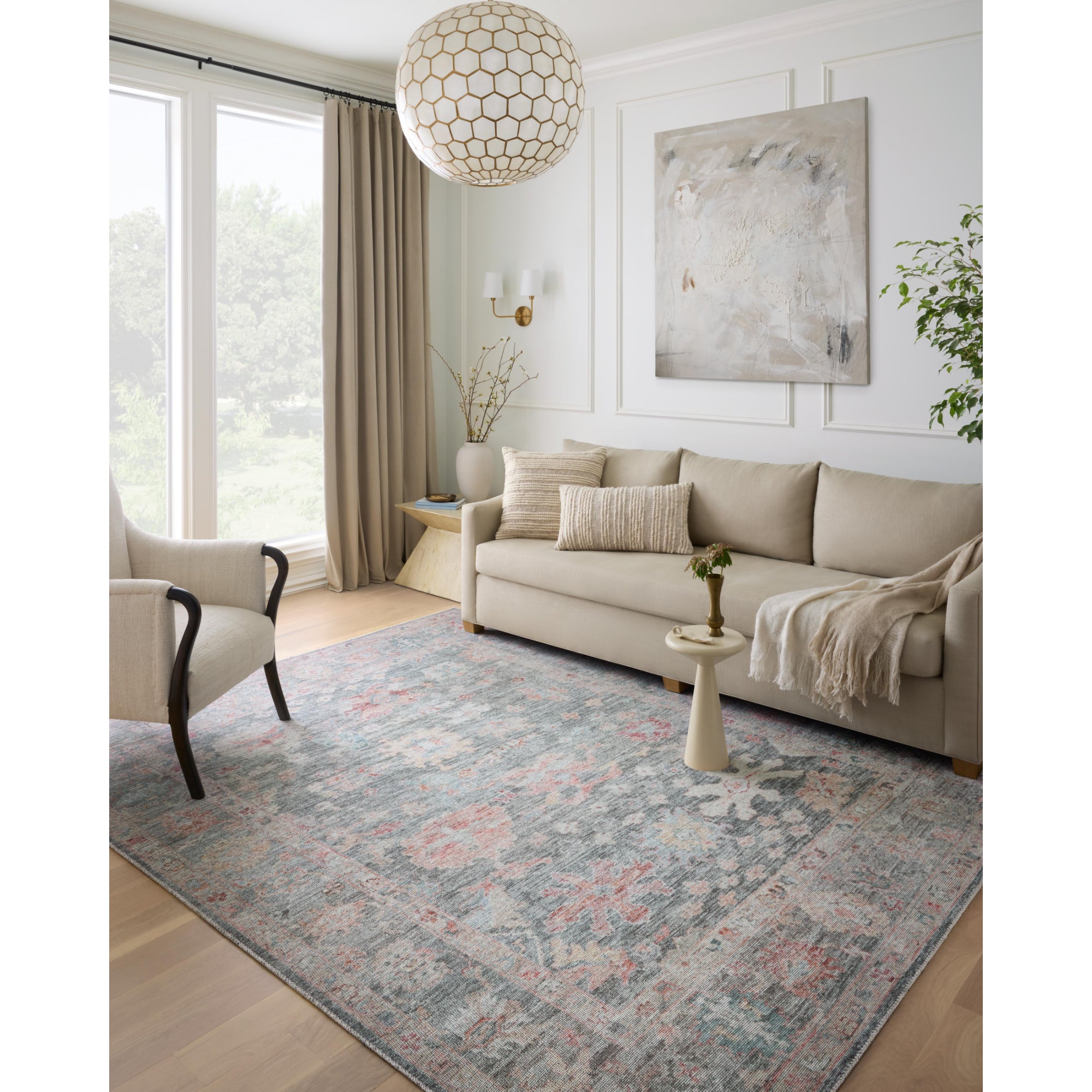 Loloi Elysium Graphite/Multi Rug