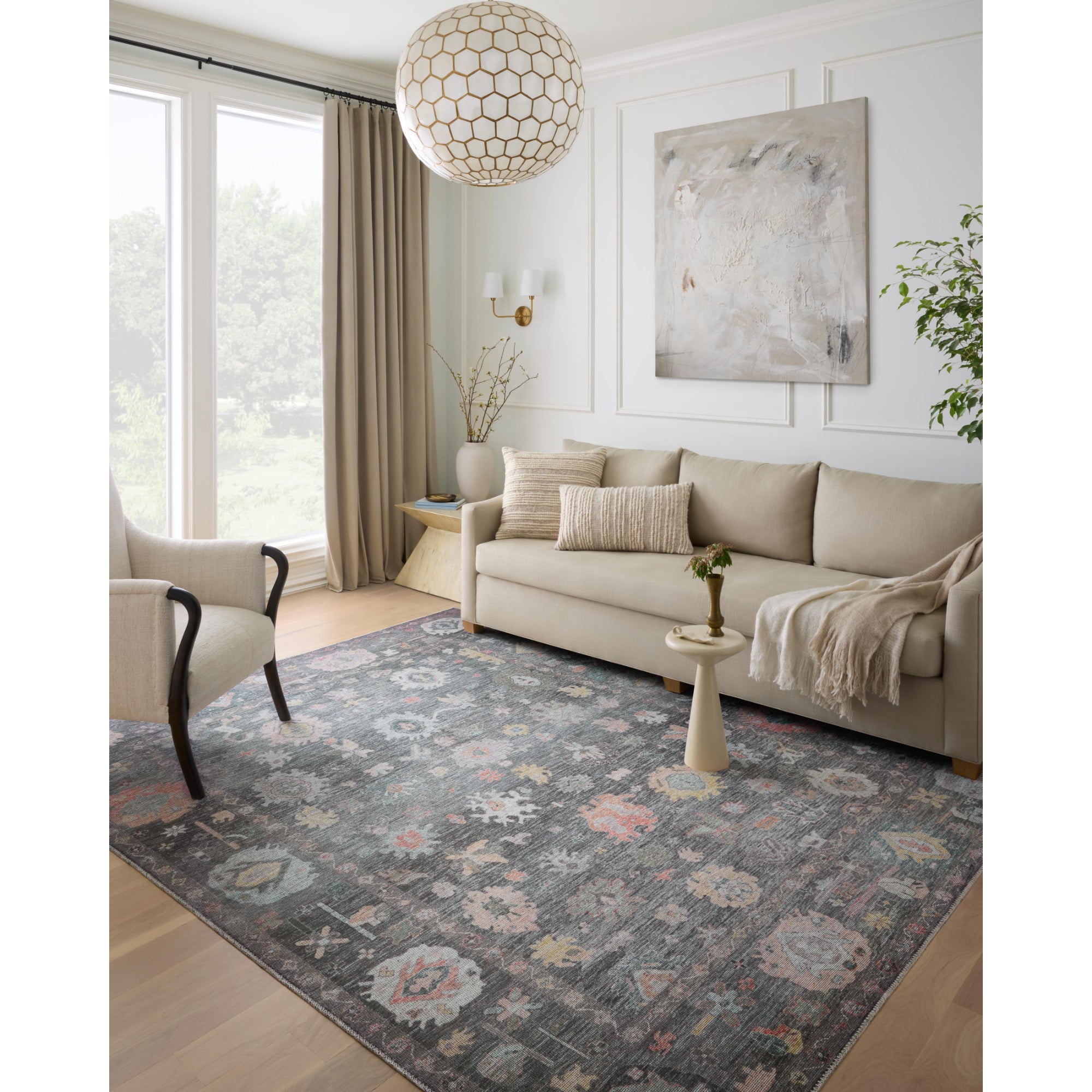Loloi Elysium Charcoal/Multi Rug
