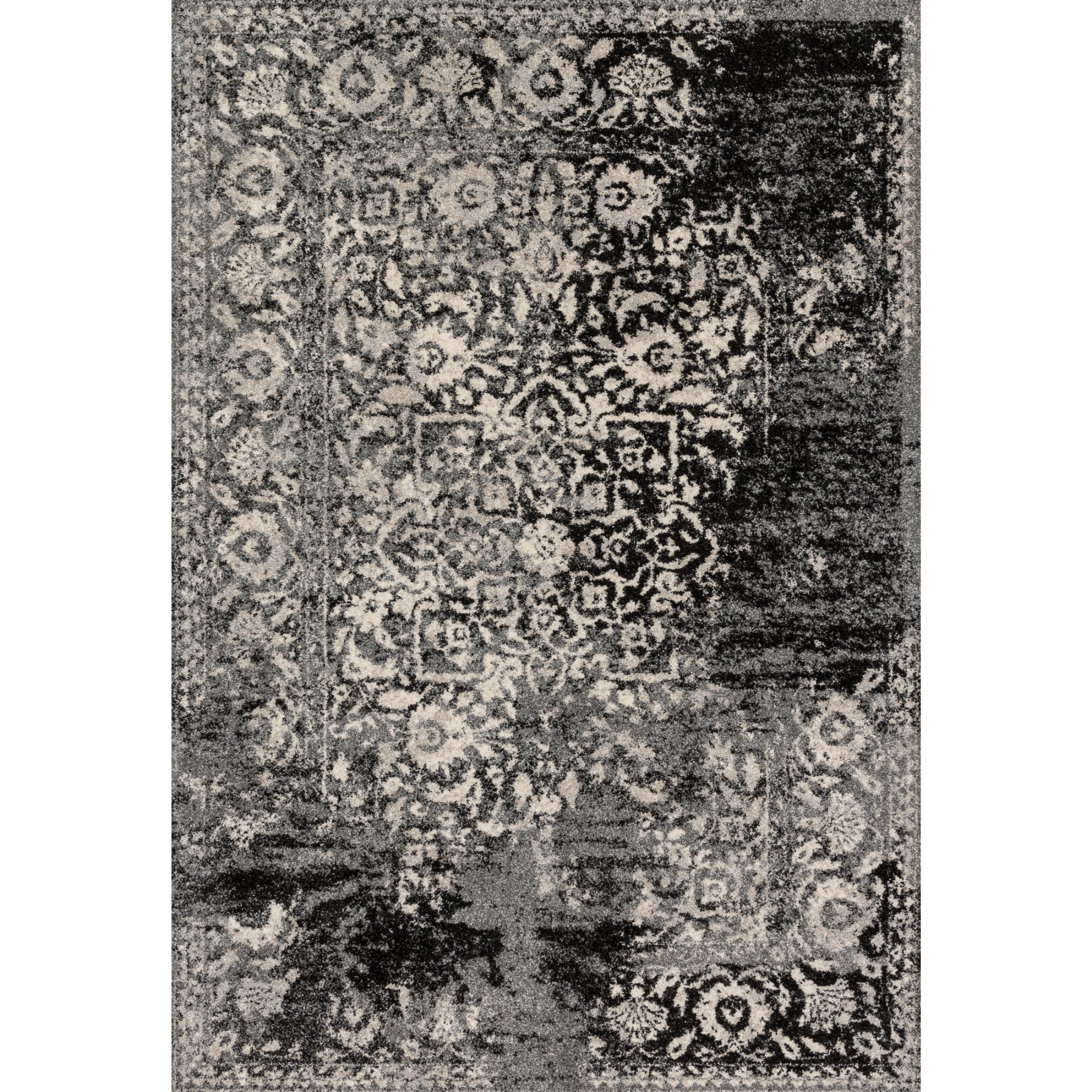 Loloi Emory EB-01 Black/Ivory Rug