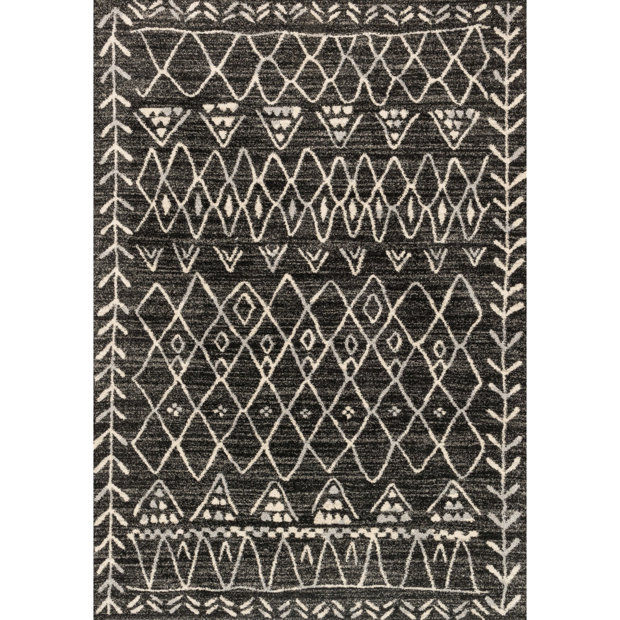 Loloi Emory EB-09 Black/Ivory Rug
