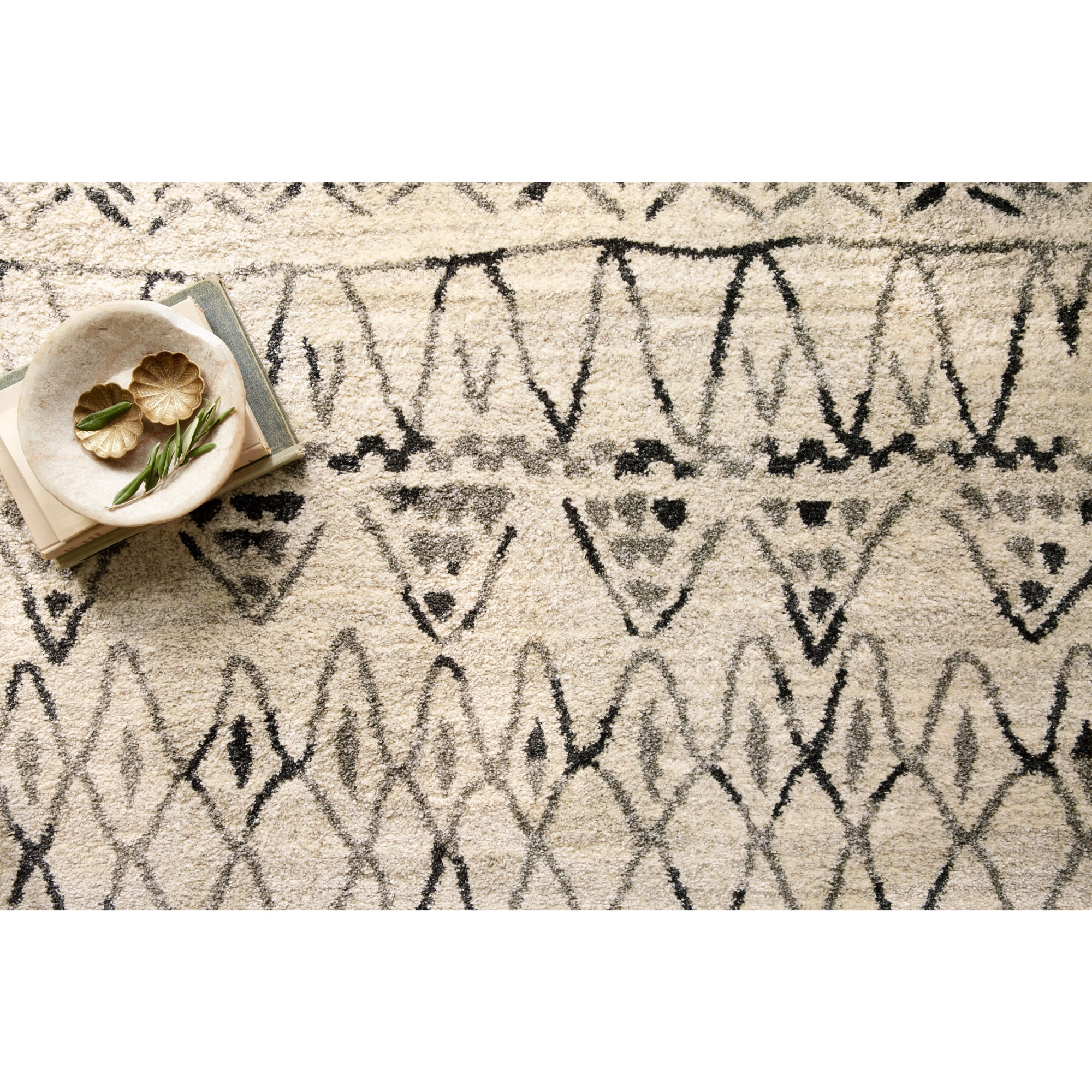 Loloi Emory Heather Gray/Black Rug