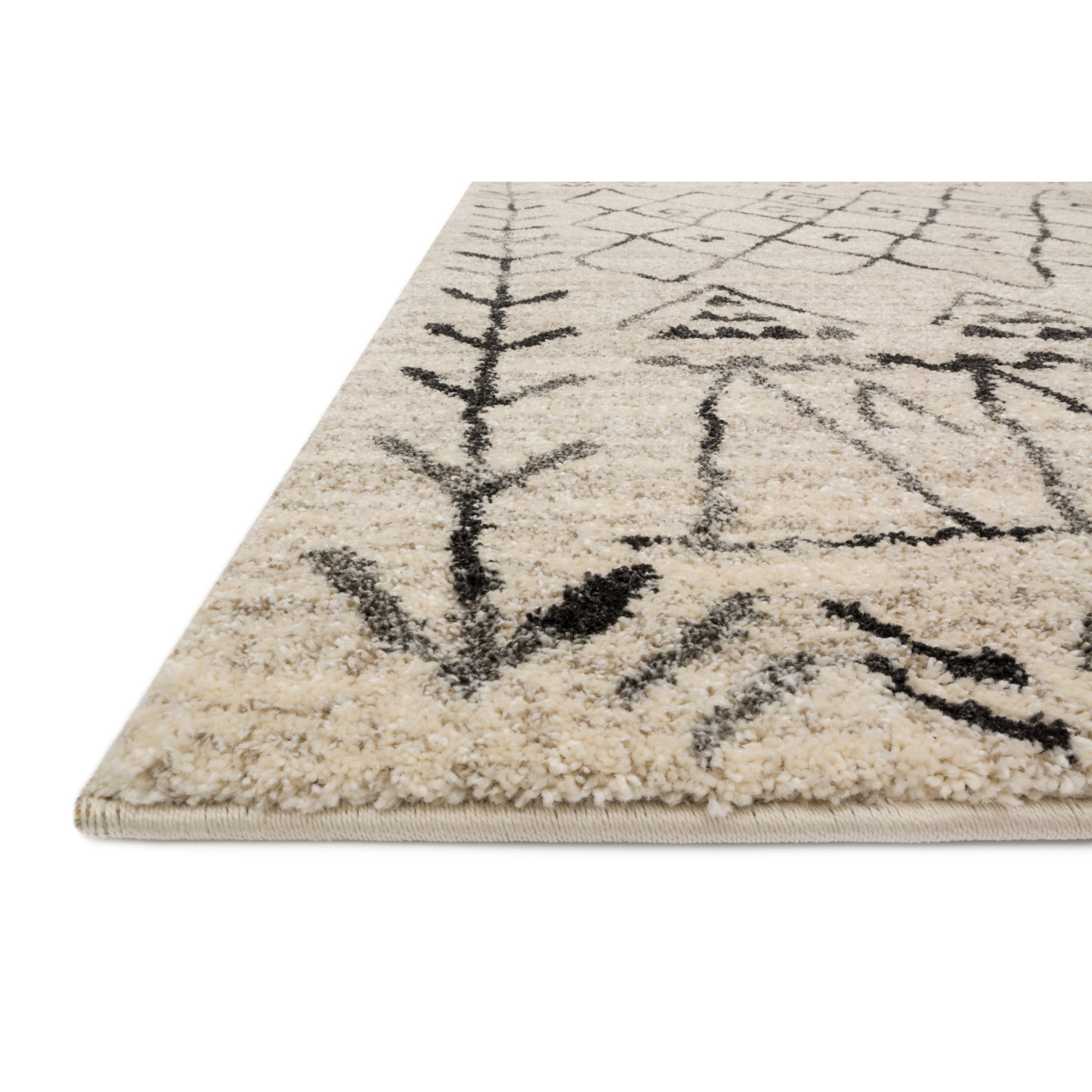 Loloi Emory Heather Gray/Black Rug