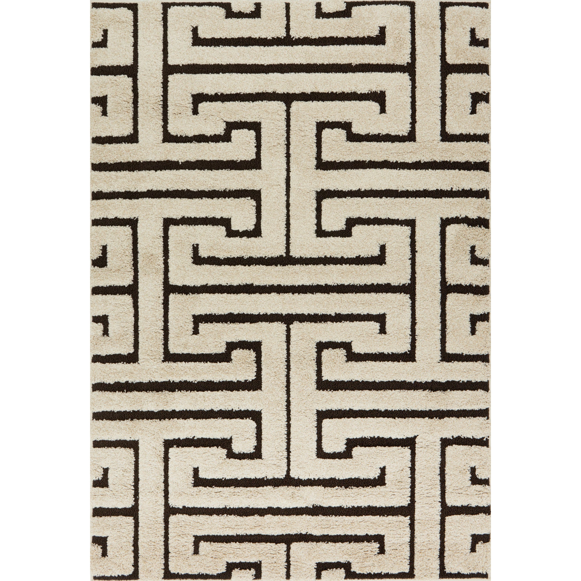 Loloi Enchant Ivory/Dark Brown Rug