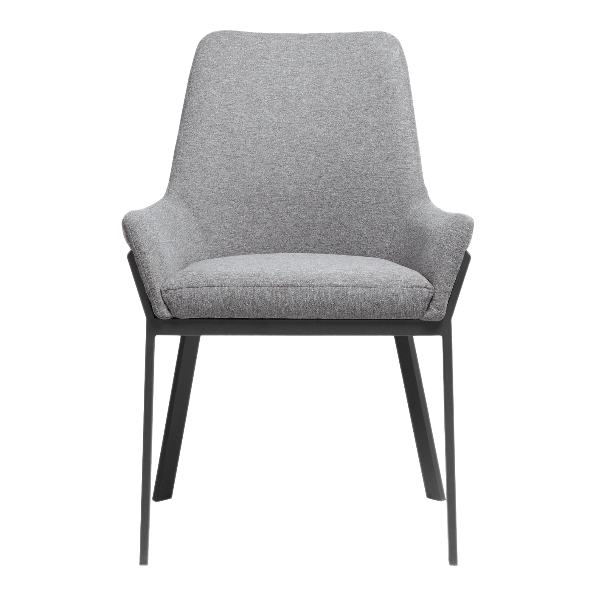 Lloyd Dining Chair Dark Grey - Set of Two Dining Chairs Moe's    Four Hands, Mid Century Modern Furniture, Old Bones Furniture Company, Old Bones Co, Modern Mid Century, Designer Furniture, Furniture Sale, Warehouse Furniture Sale, Lloyd Dining Chair Dark Grey - Set of Two Sale, https://www.oldbonesco.com/