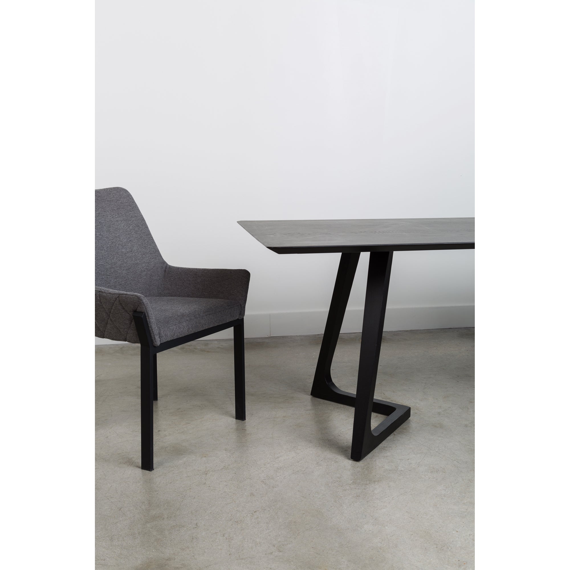 Lloyd Dining Chair Dark Grey - Set of Two Dining Chairs Moe's    Four Hands, Mid Century Modern Furniture, Old Bones Furniture Company, Old Bones Co, Modern Mid Century, Designer Furniture, Furniture Sale, Warehouse Furniture Sale, Lloyd Dining Chair Dark Grey - Set of Two Sale, https://www.oldbonesco.com/