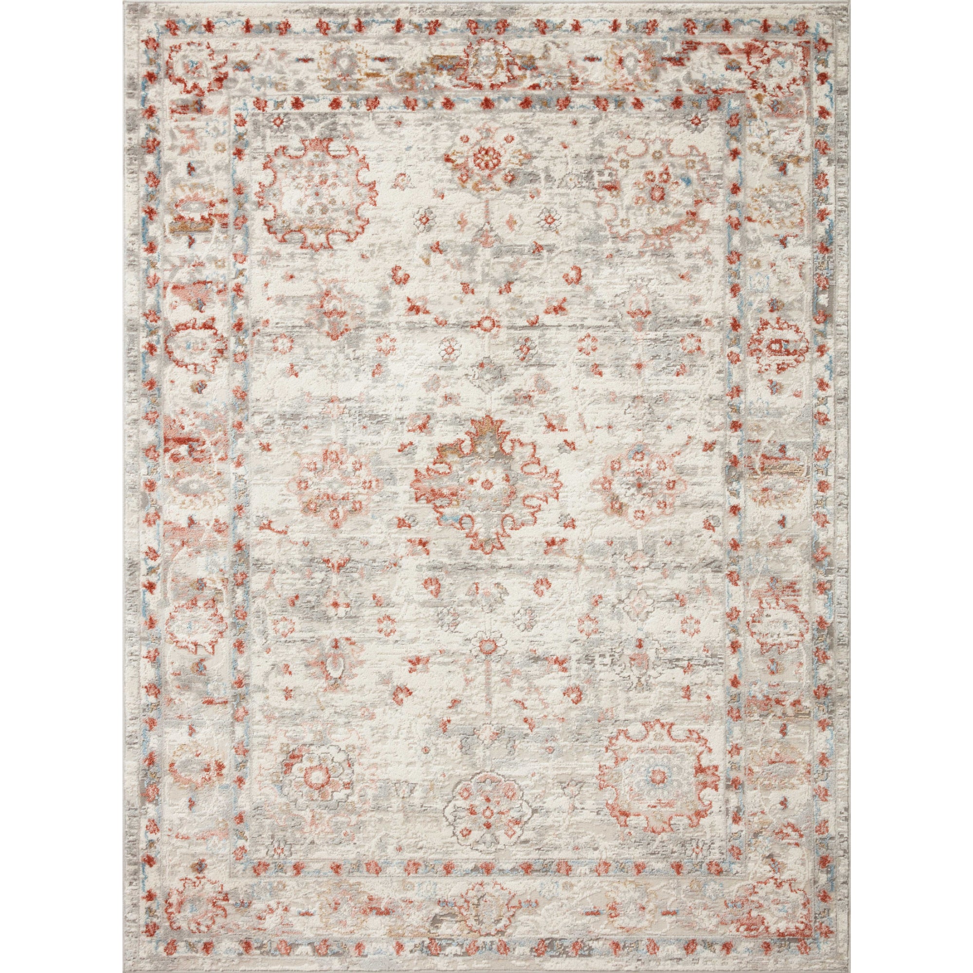 Loloi Estelle Ivory/Rust Rug