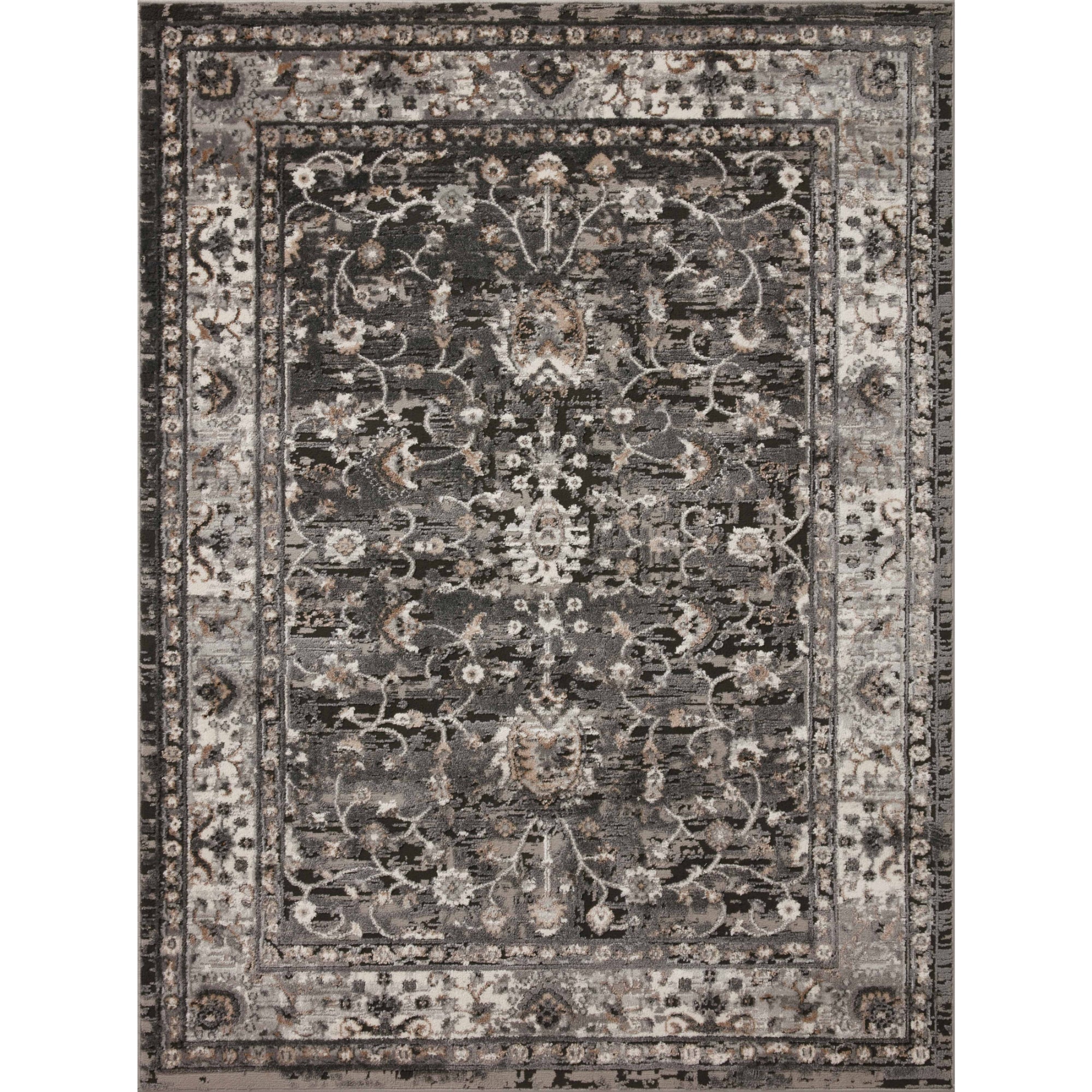 Loloi Estelle Charcoal/Grey 18" x 18" Sample Rug