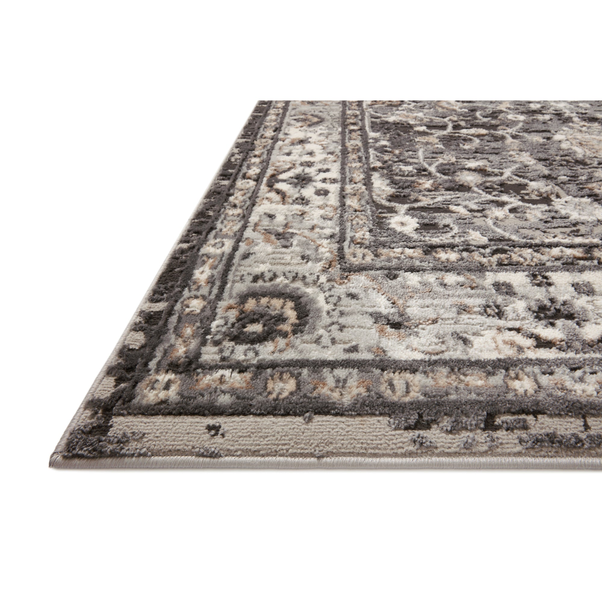 Loloi Estelle Charcoal/Grey 18" x 18" Sample Rug