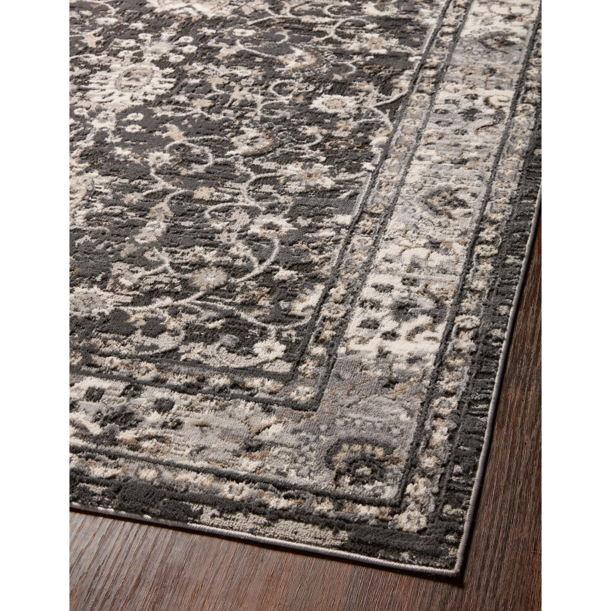 Loloi Estelle Charcoal/Grey 18" x 18" Sample Rug