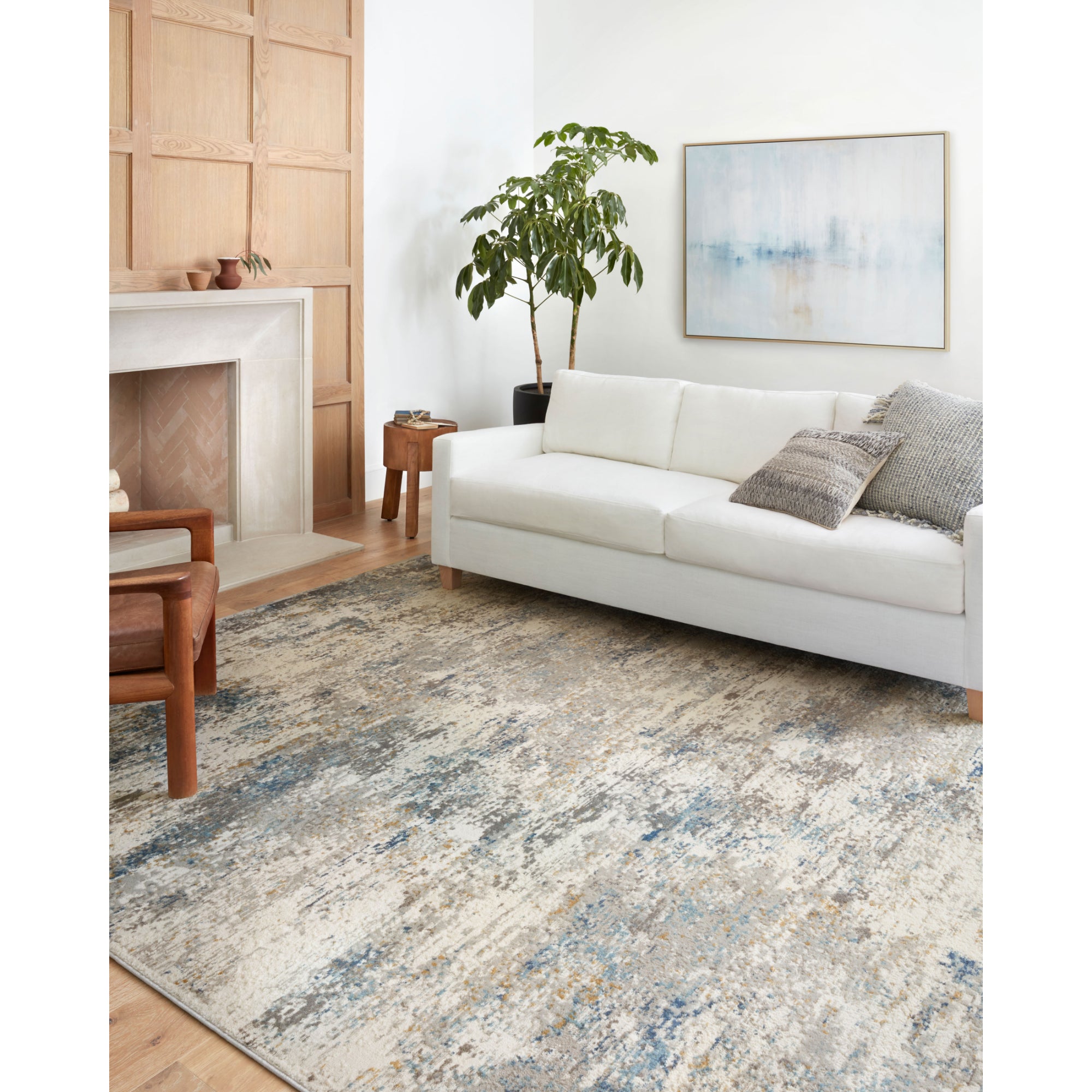 Loloi Estelle Ivory/Ocean Rug