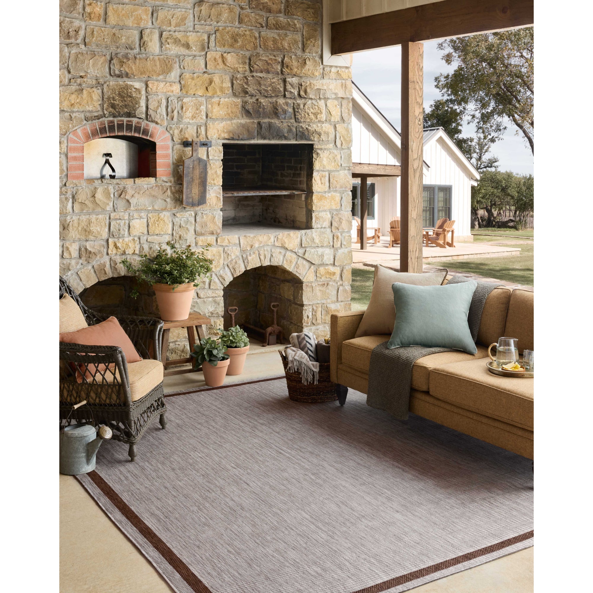 Loloi Easton Dove/Coffee Rug