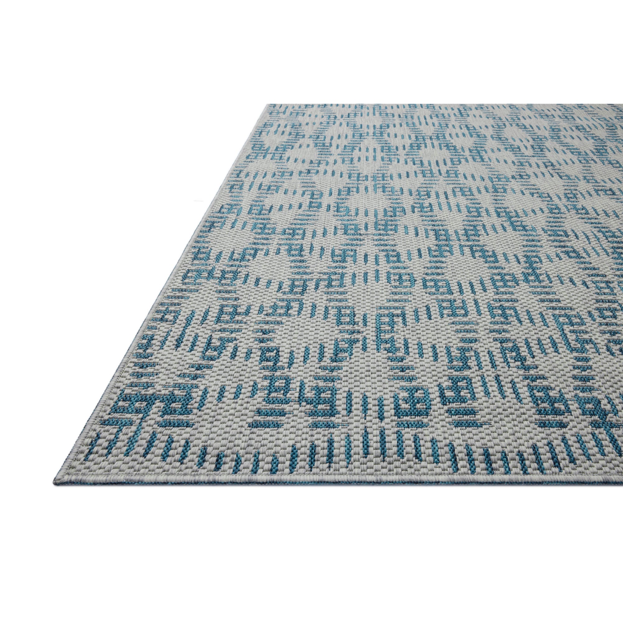 Loloi Easton Fog/Teal Rug