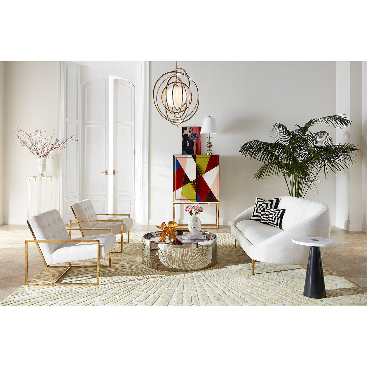 Sunburst Hand-Knotted Rug