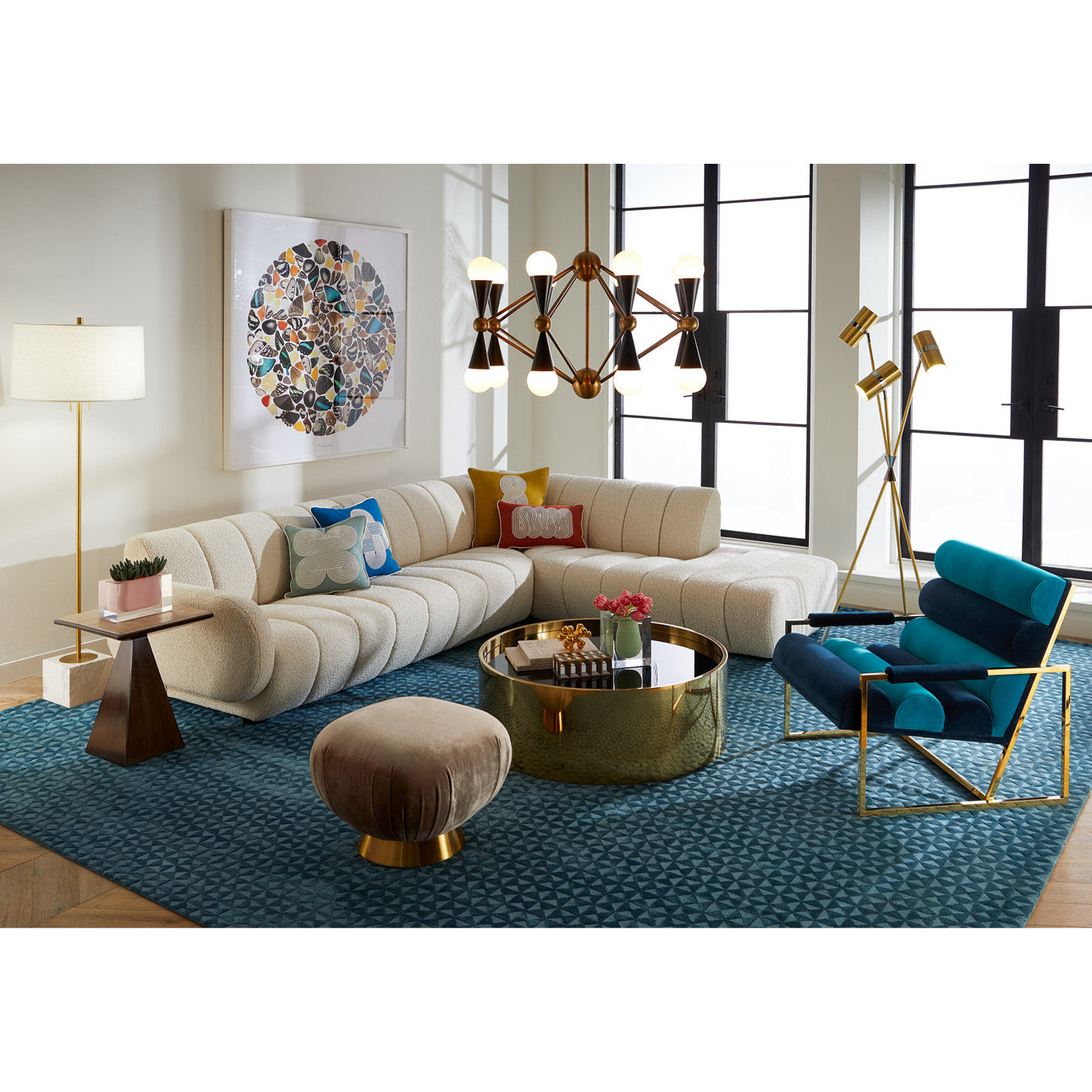 Jonathan Adler Brigitte Sectional - Thumbnail 4