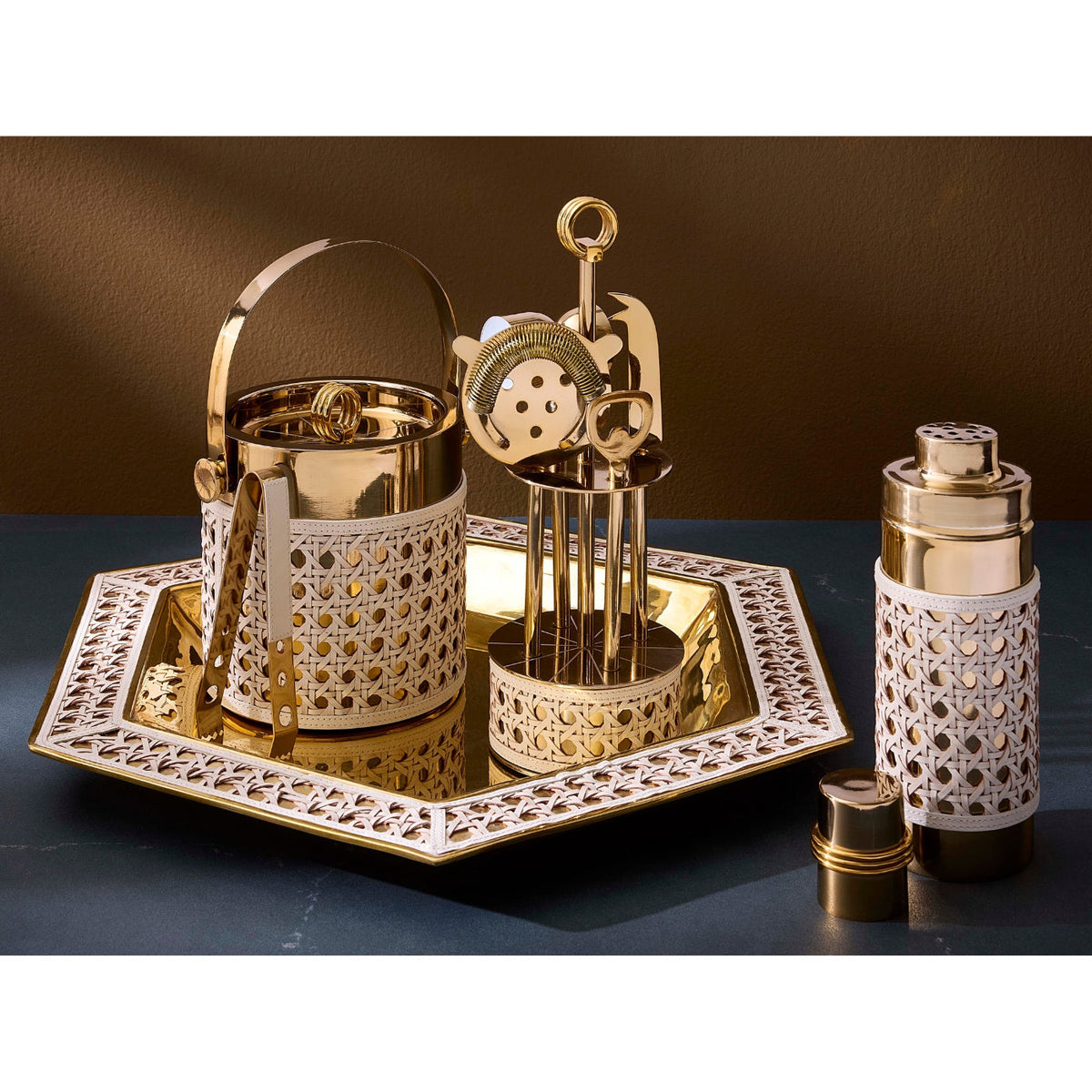 Basketweave Serving Tray