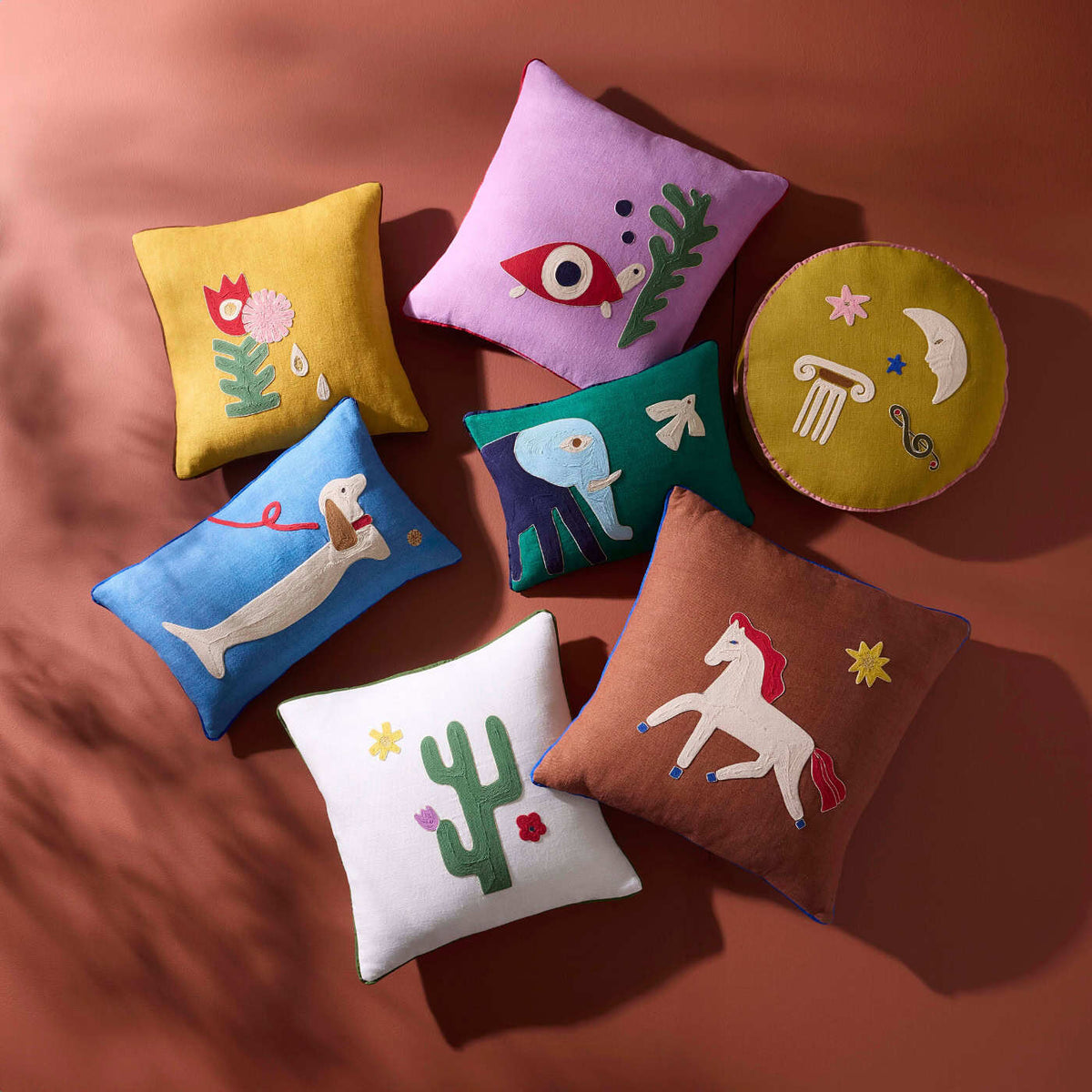 Playa Dachshund Pillow
