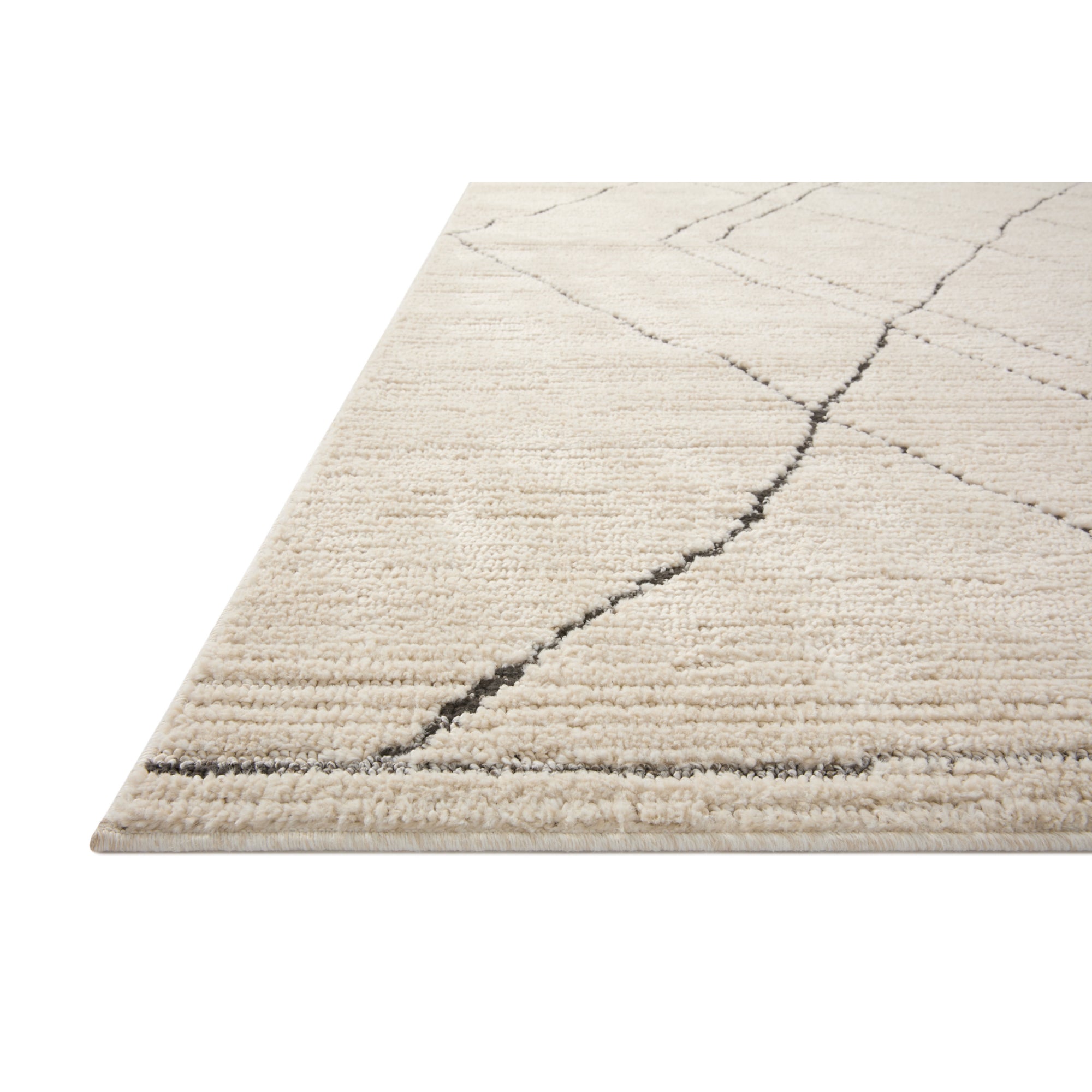 Loloi Fabian Ivory/Charcoal Rug