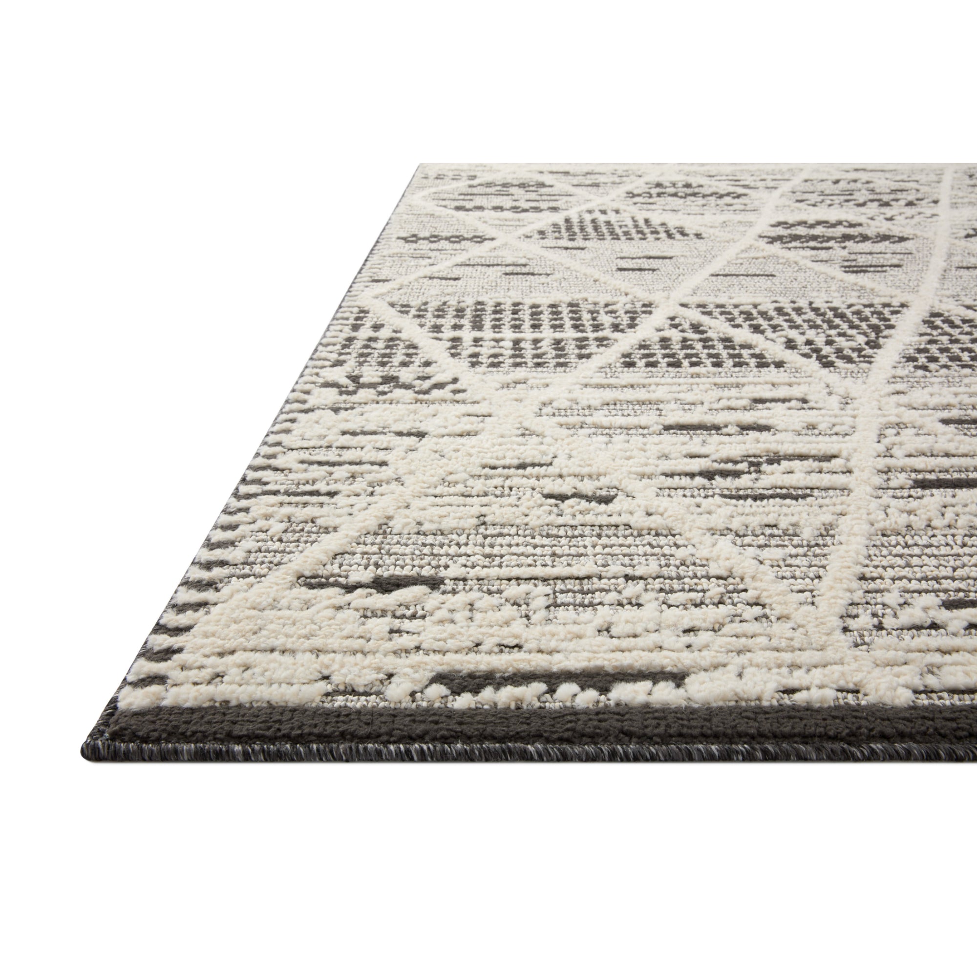 Loloi Fabian FAB-03 Charcoal/Ivory Rug
