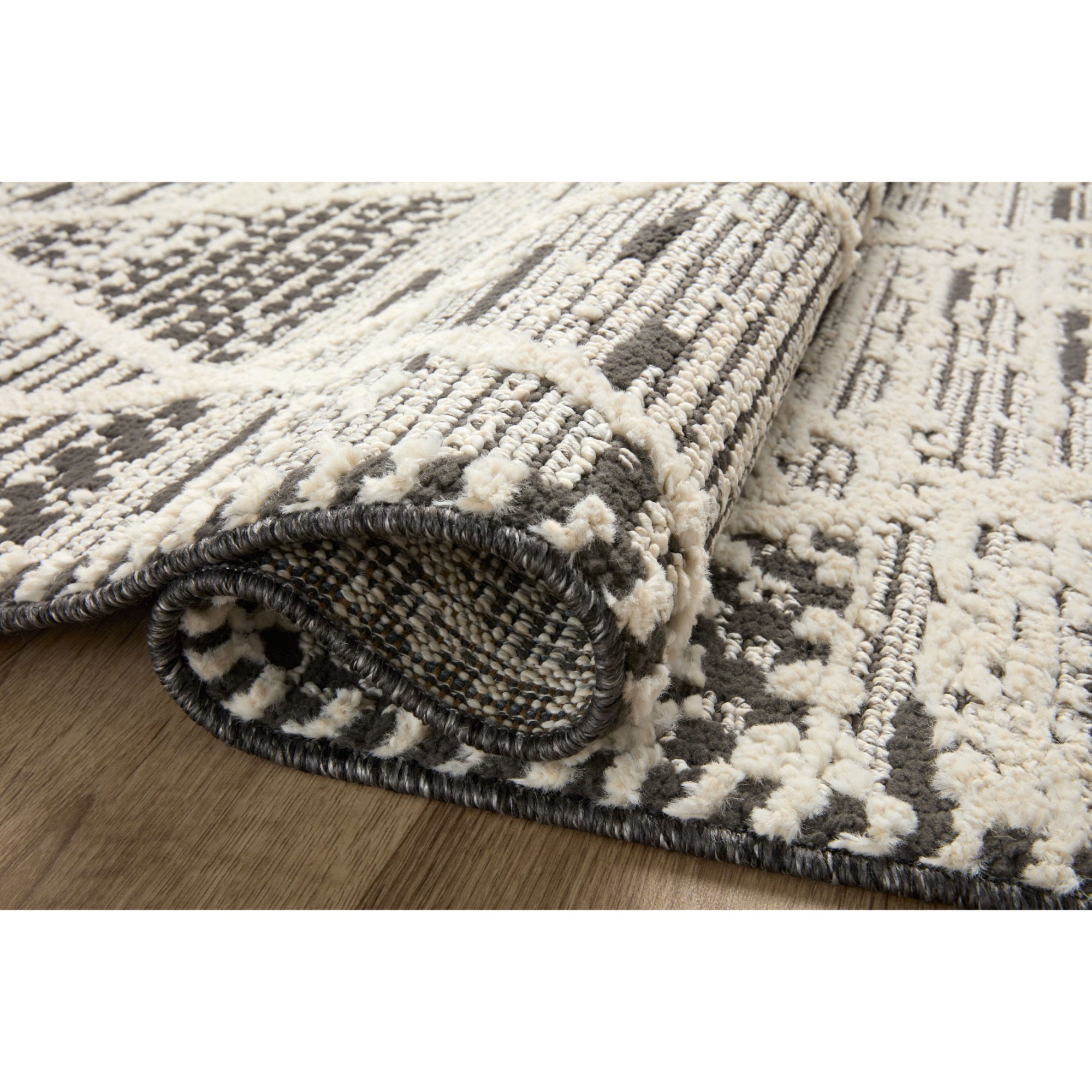 Loloi Fabian FAB-03 Charcoal/Ivory Rug