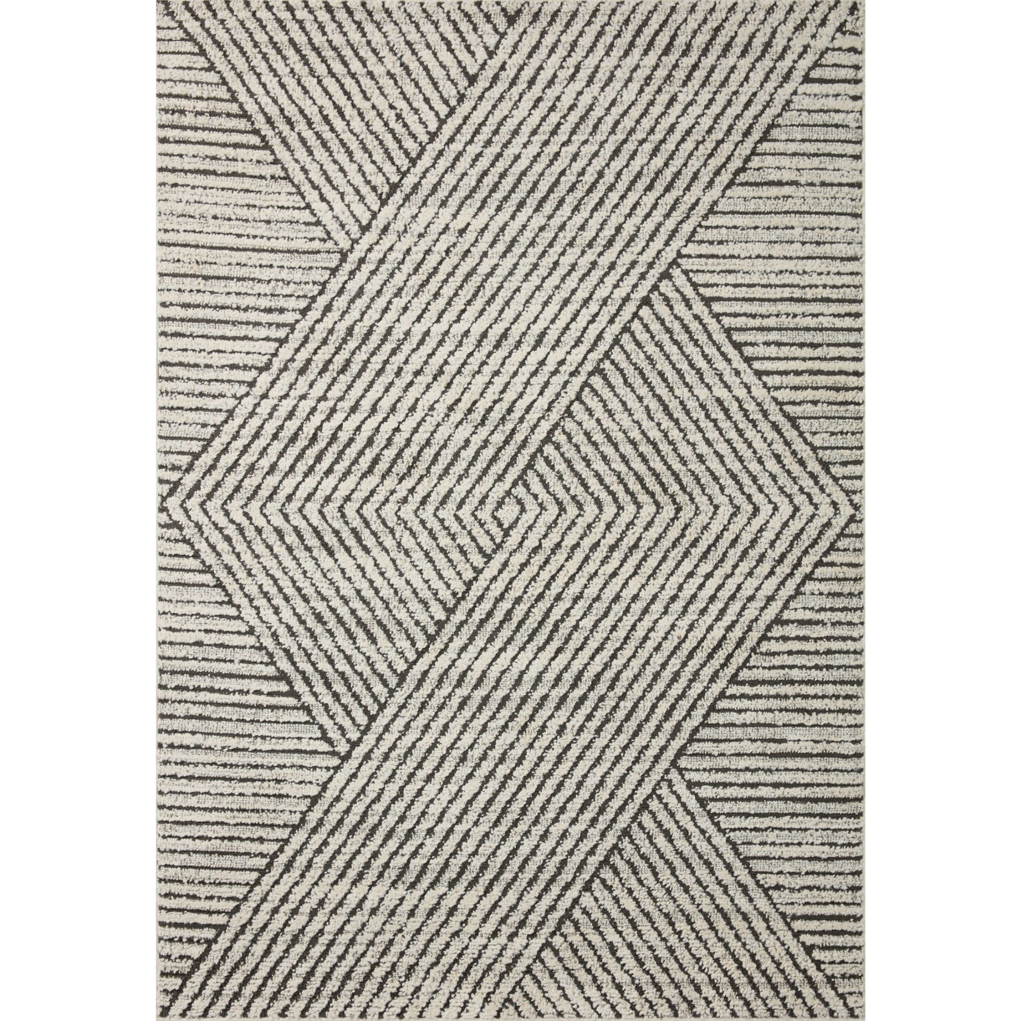 Loloi Fabian FAB-06 Charcoal/Ivory Rug