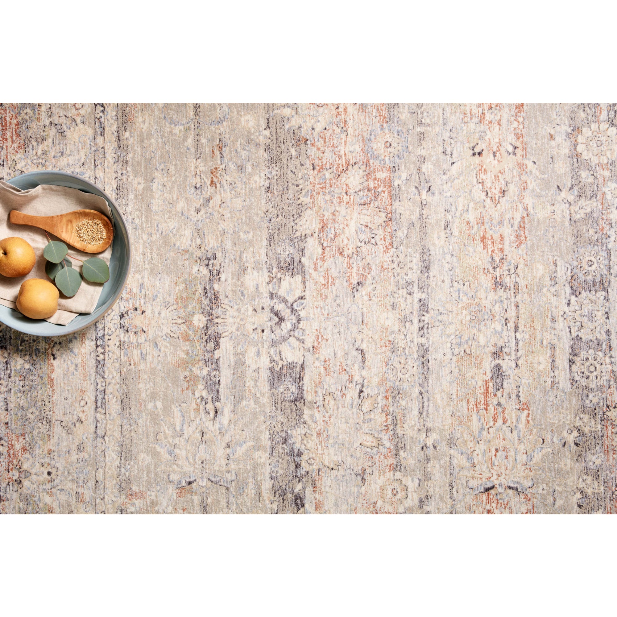 Loloi Faye Denim/Rust Rug
