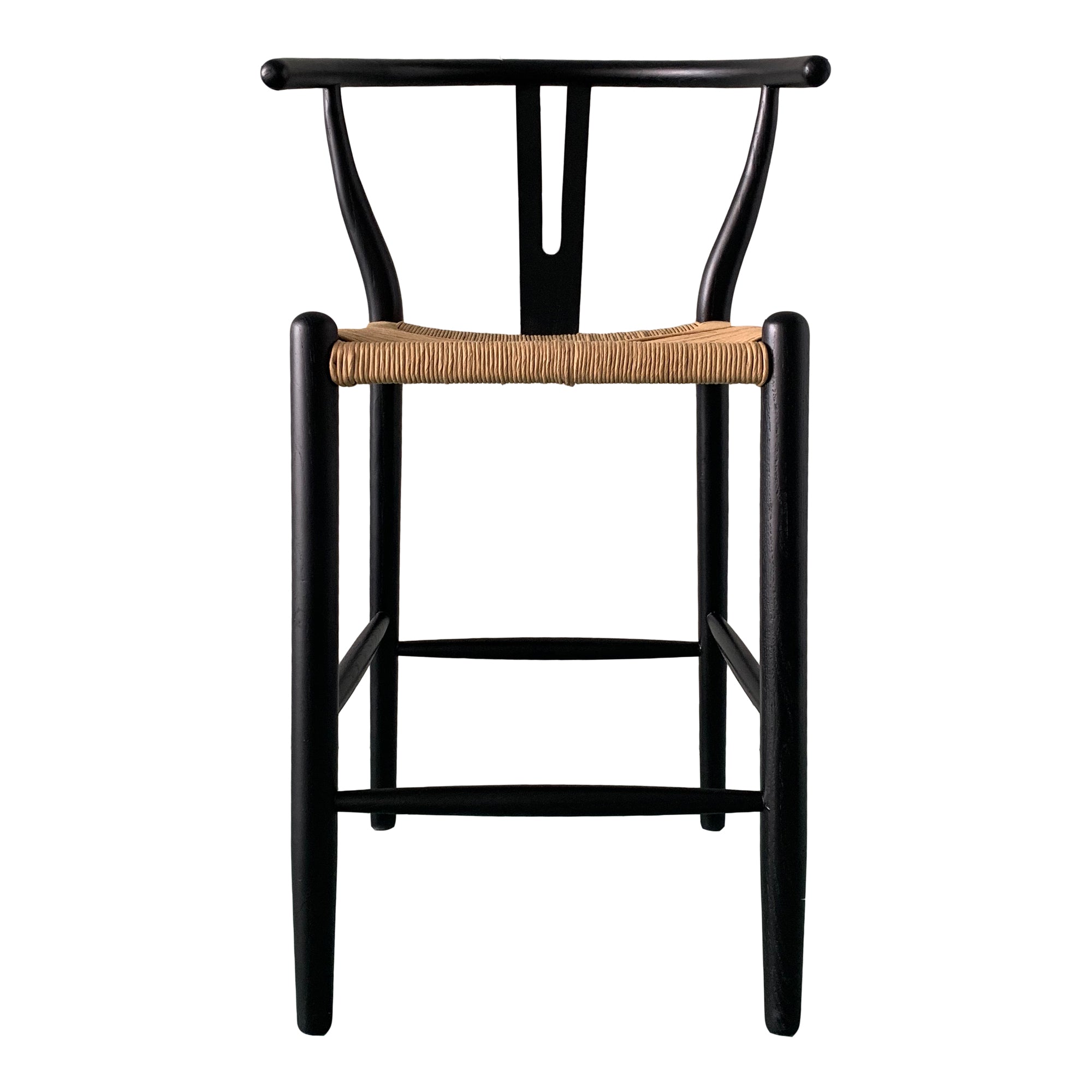 Ventana Counter Stool Black and NaturalCounter Stools Moe's Black and Natural   Four Hands, Mid Century Modern Furniture, Old Bones Furniture Company, Old Bones Co, Modern Mid Century, Designer Furniture, Furniture Sale, Warehouse Furniture Sale, Ventana Counter Stool Sale, https://www.oldbonesco.com/