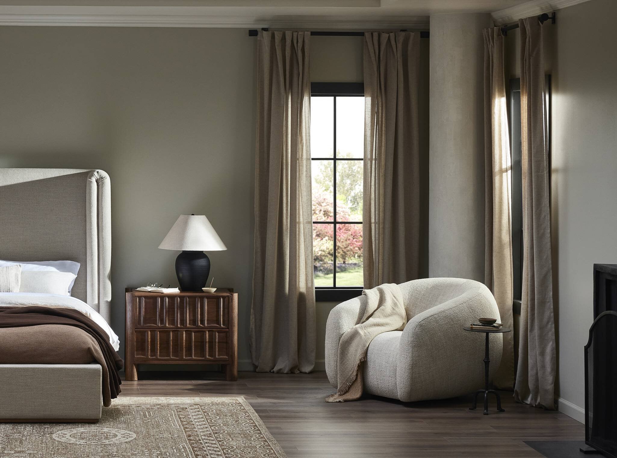 Octavia Bed - Alcala Taupe Beds Four Hands     Beds,https://www.oldbonesco.com,Mid Century Furniture, Furniture Sale, Old Bones Co, Mid Century Sale, Four Hands Furniture, Sale,Gus, Sale,Perigold Octavia Bed - Alcala Taupe Beds Sale, Perigold Sale Octavia Bed - Alcala Taupe,Octavia Bed - Alcala Taupe Lulu and Georgia,Burke Decor Sale Octavia Bed - Alcala Taupe, open box furniture,Open Box Octavia Bed - Alcala Taupe