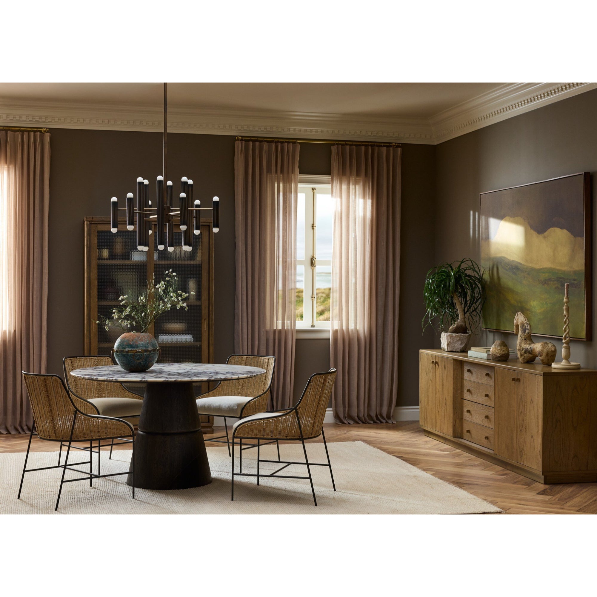 Elson Dining Chair - Savile Flax