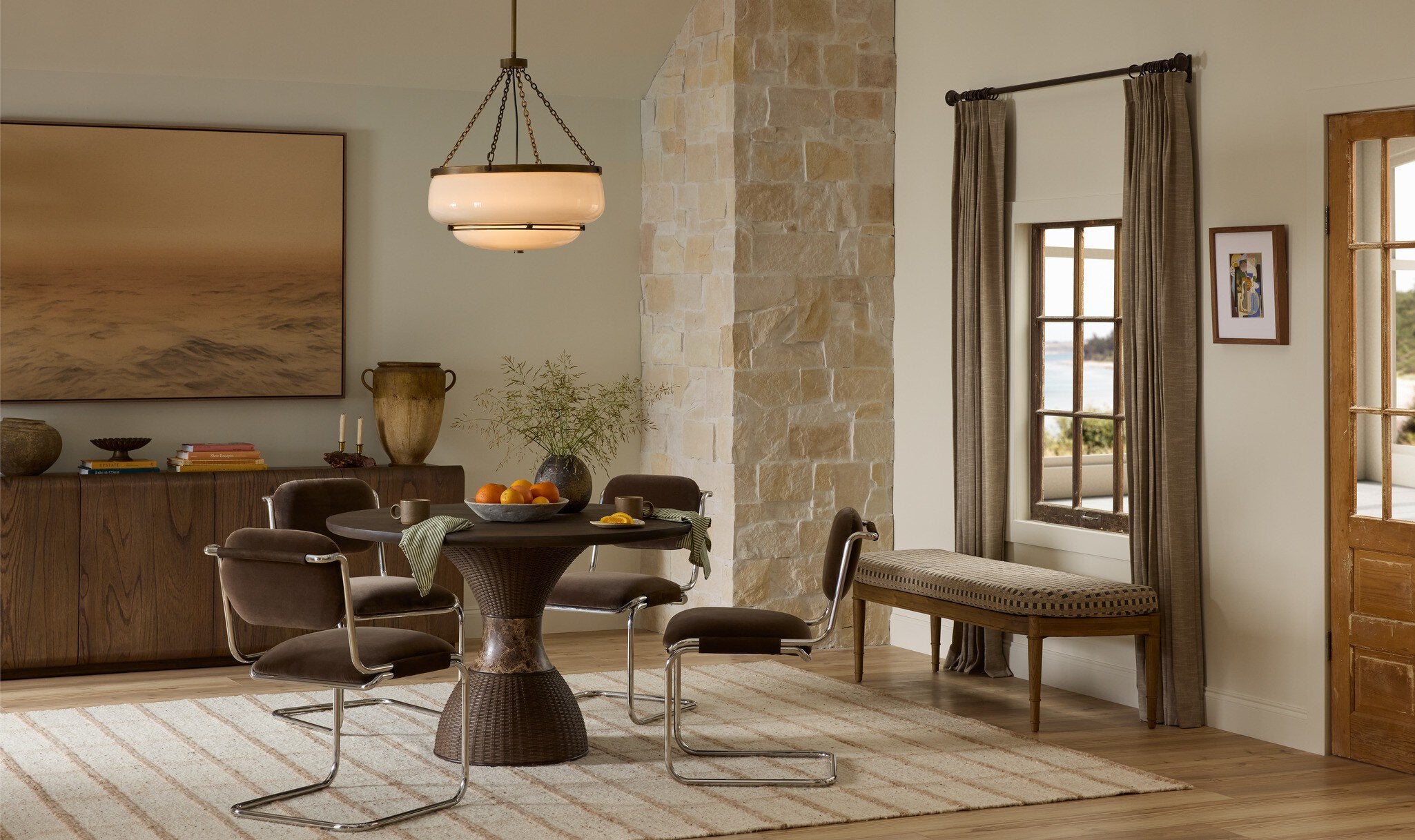 Lono Dining Table - Espresso Mango