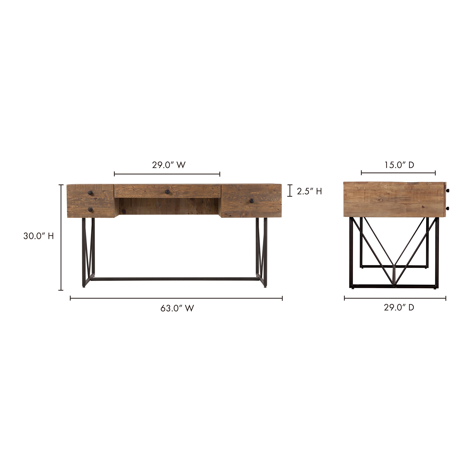 Orchard Desk Desk Moe's    Four Hands, Mid Century Modern Furniture, Old Bones Furniture Company, Old Bones Co, Modern Mid Century, Designer Furniture, Furniture Sale, Warehouse Furniture Sale, Orchard Desk Sale, https://www.oldbonesco.com/