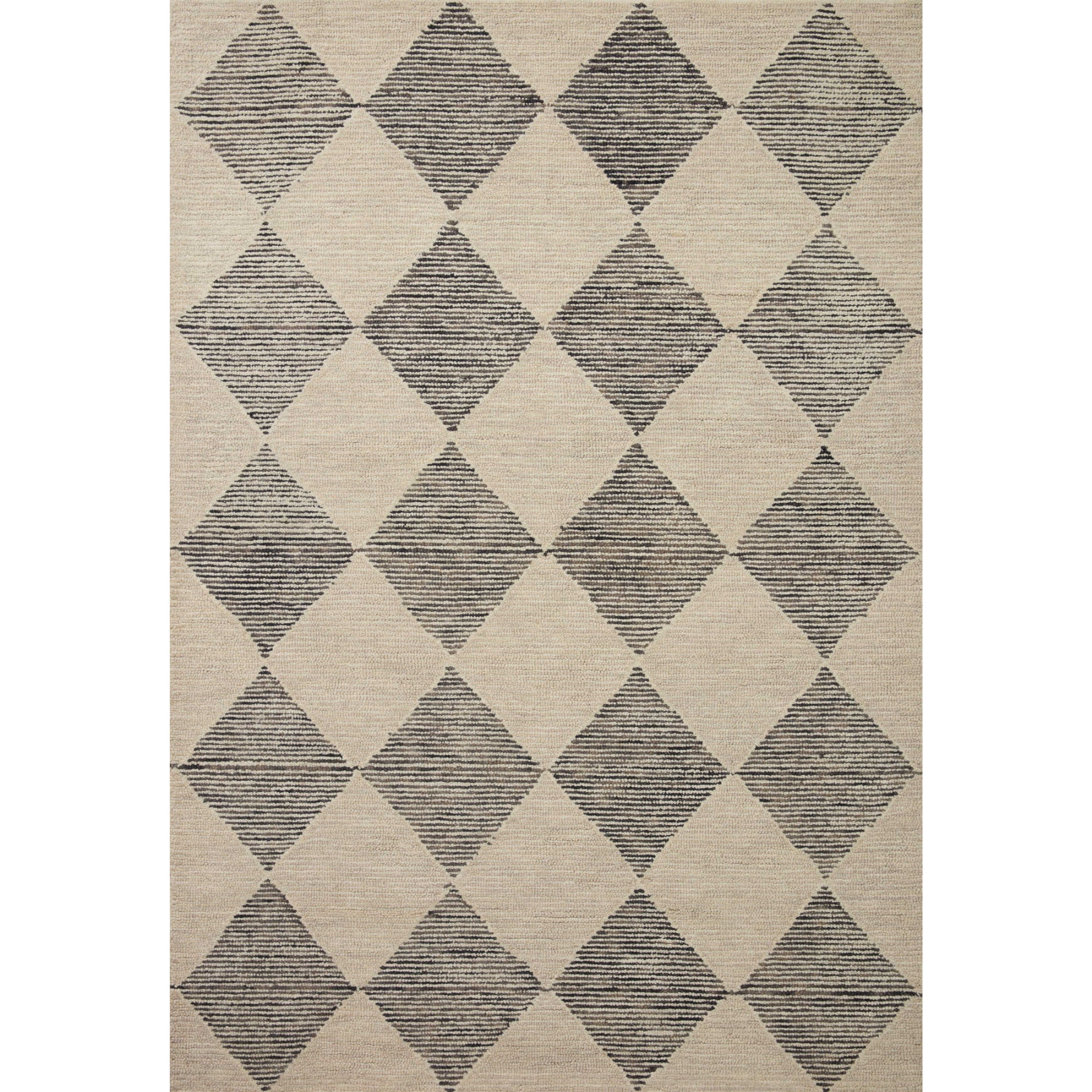 Chris Loves Julia x Loloi Francis Beige/Charcoal Rug