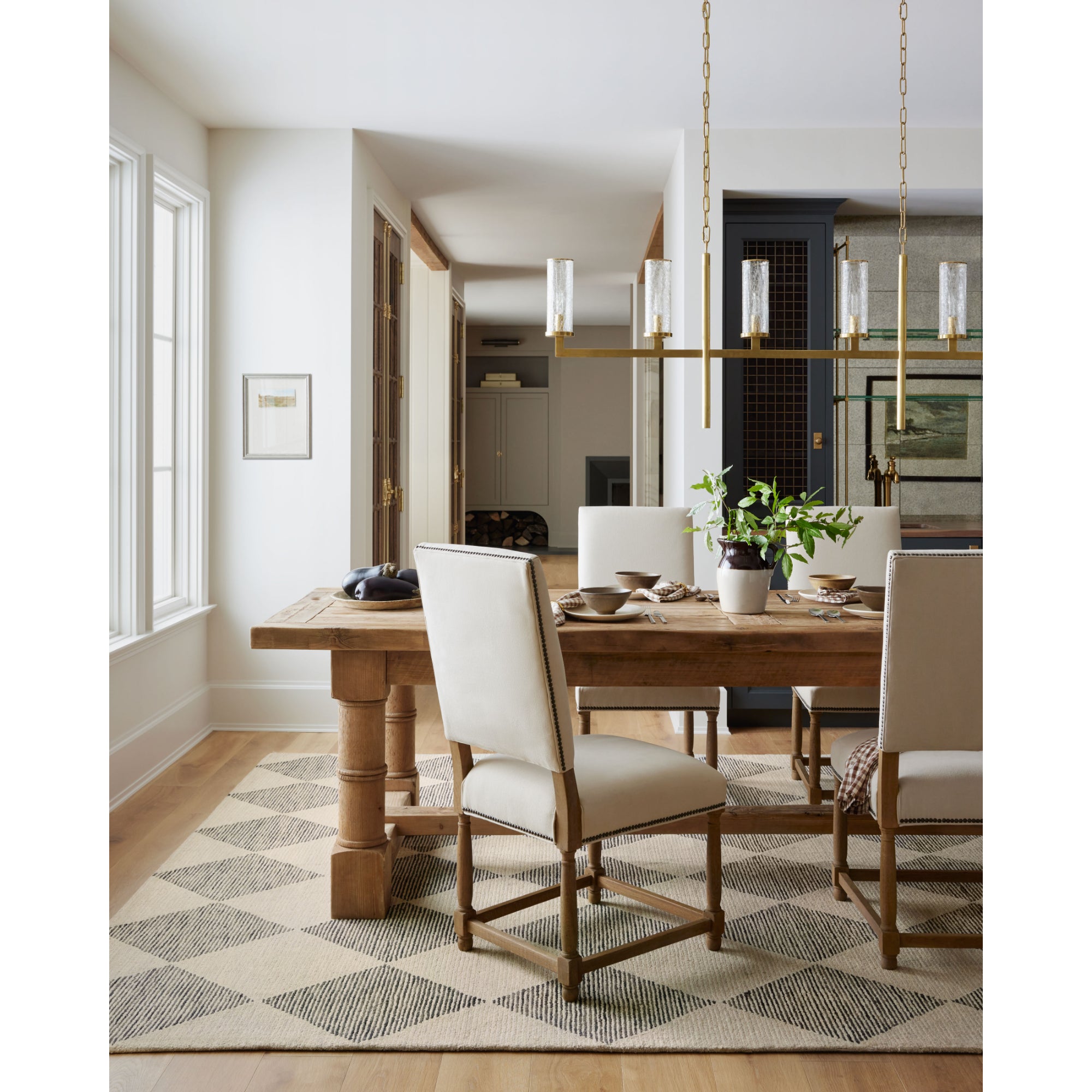 Chris Loves Julia x Loloi Francis Beige/Charcoal Rug