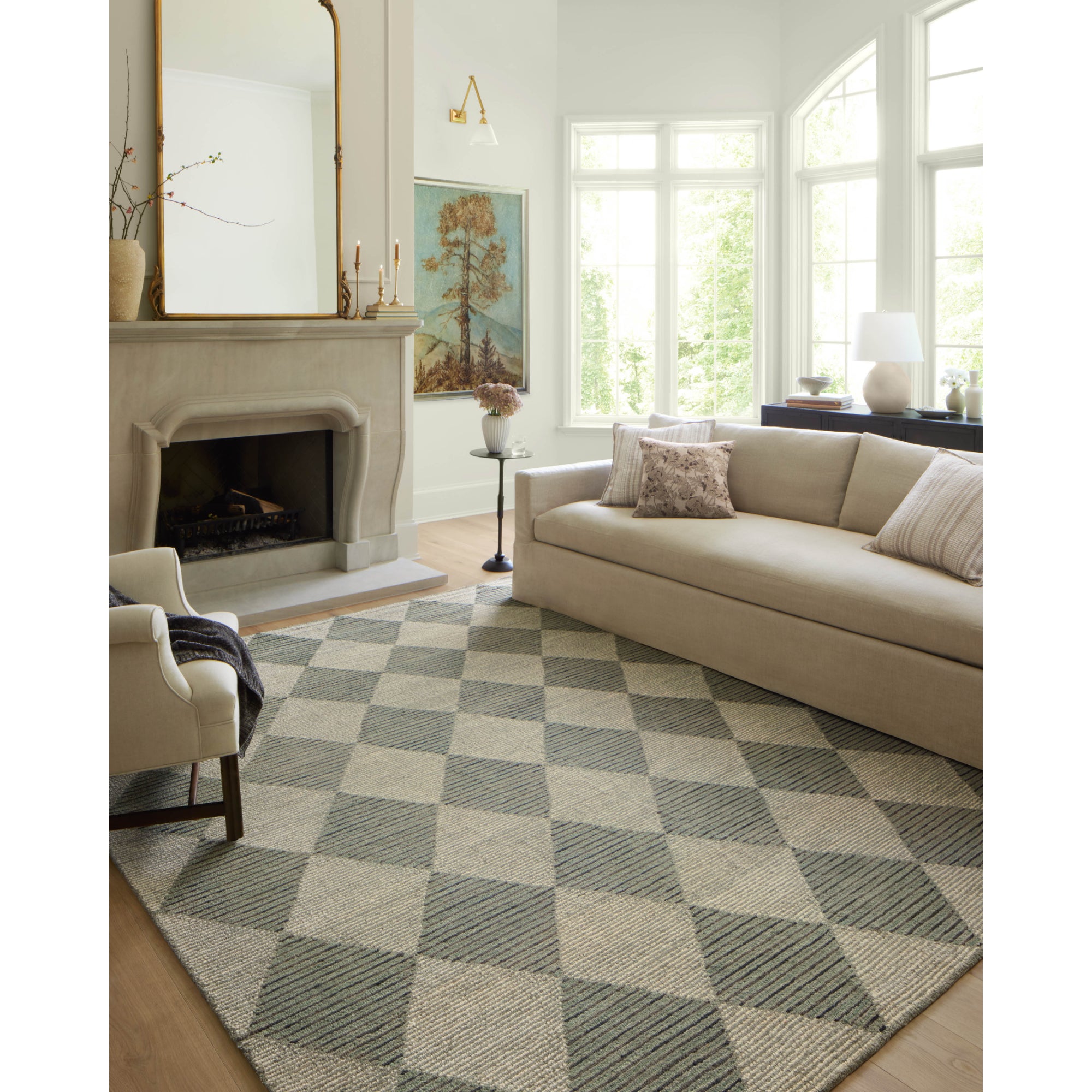 Chris Loves Julia x Loloi Francis Spa/Granite Rug