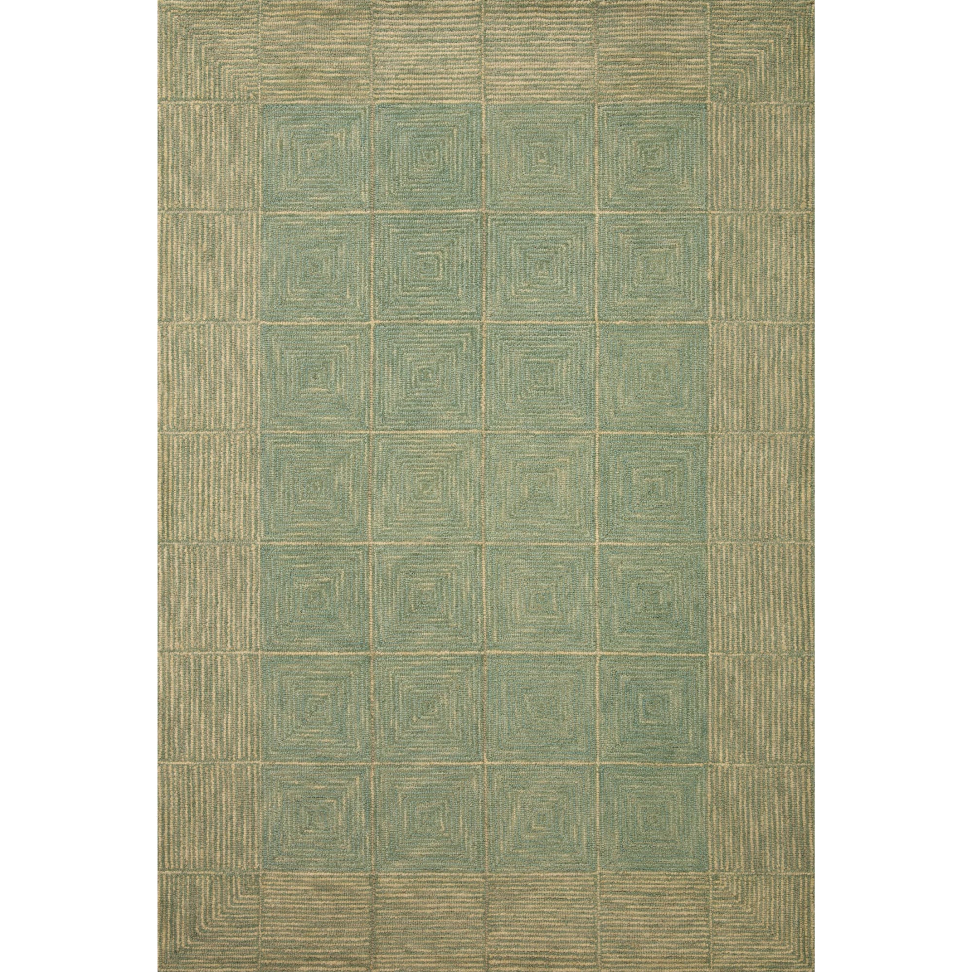 Chris Loves Julia x Loloi Francis Green/Natural Rug