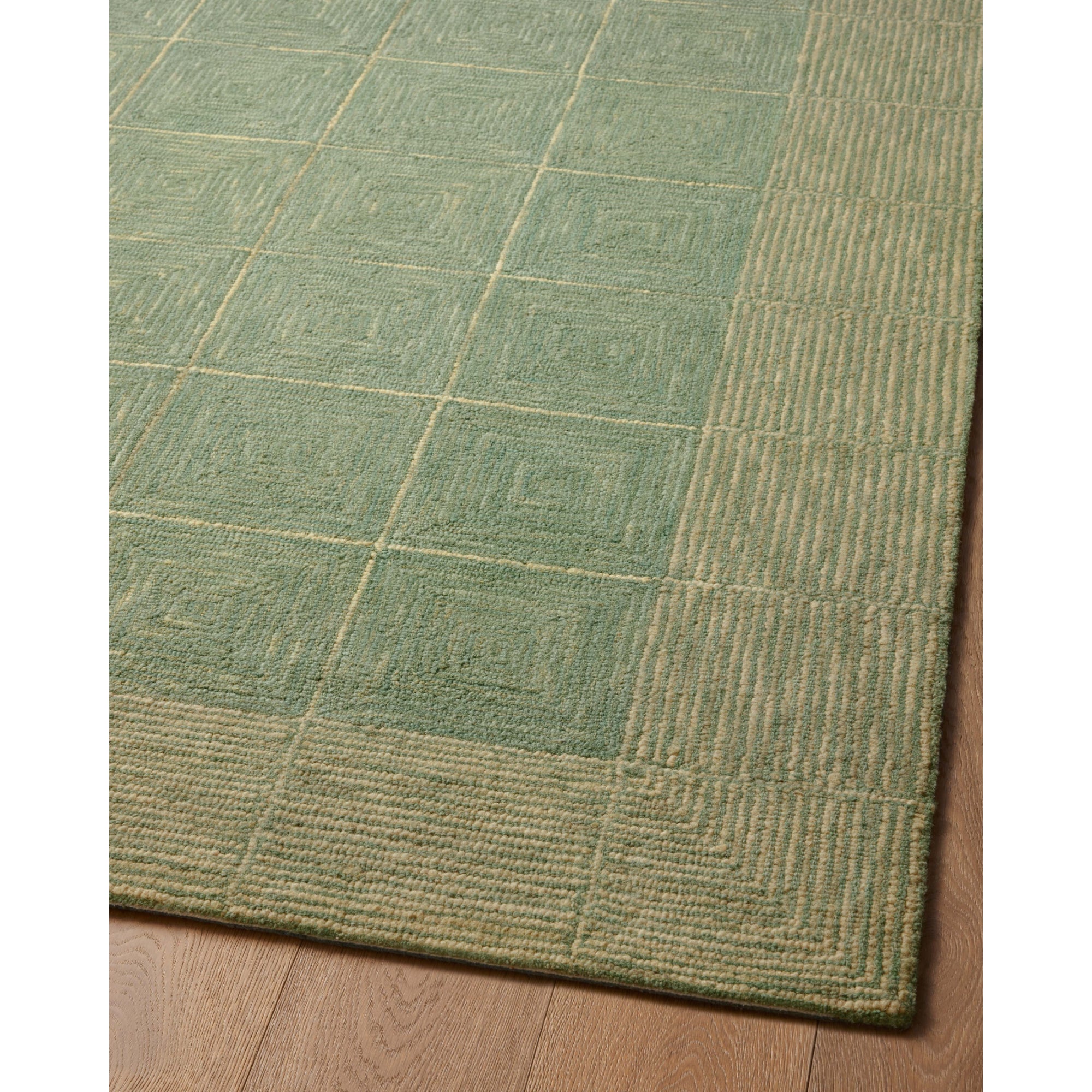 Chris Loves Julia x Loloi Francis Green/Natural Rug